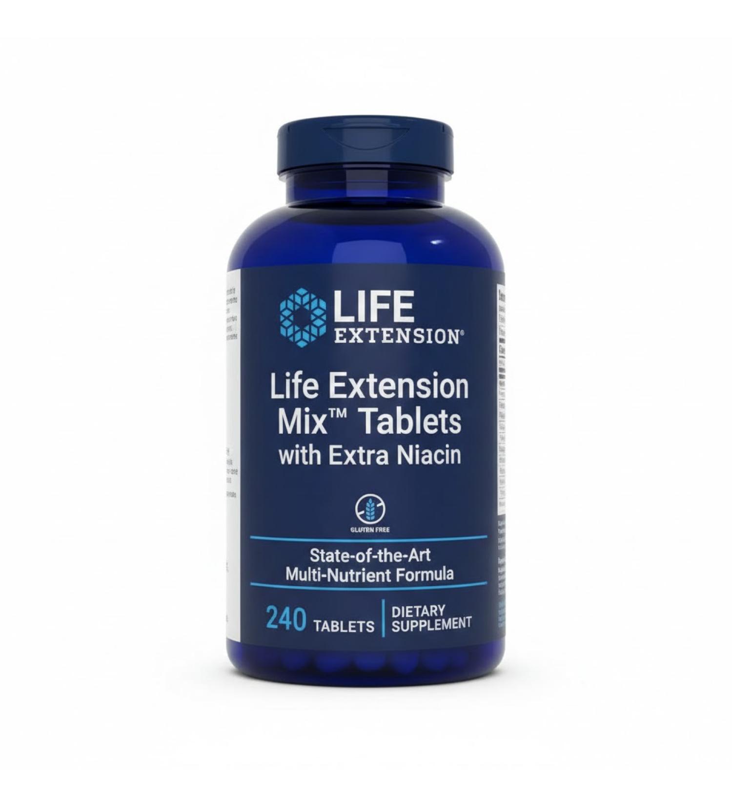 Life Extension Life Extension Mix Tablets with Extra Niacin 240 Tablets