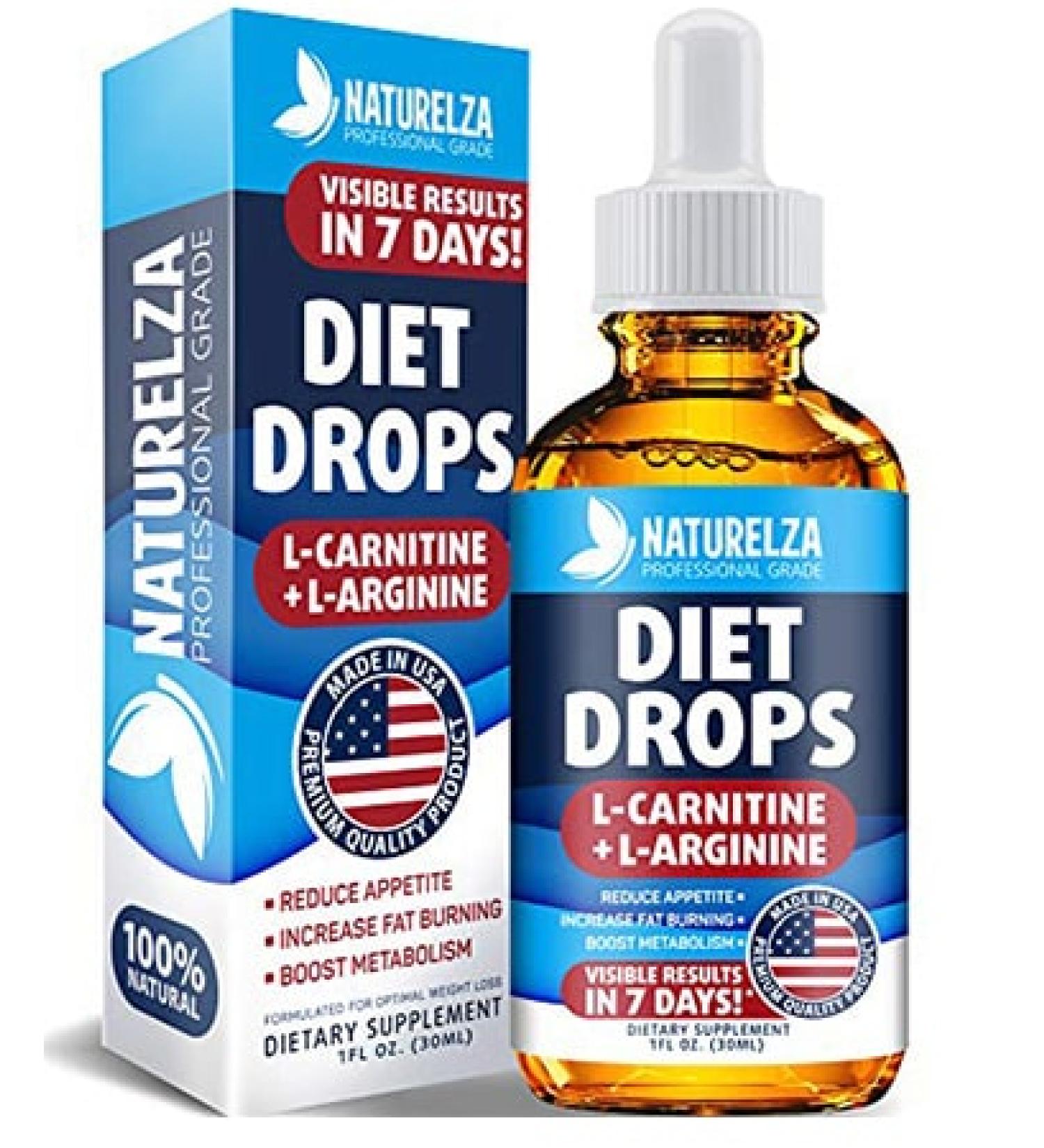 Naturelza Weight Loss Drops 30 ML - Boost Metabolism & Suppress Appetite - Buy Online on GoSupps.com