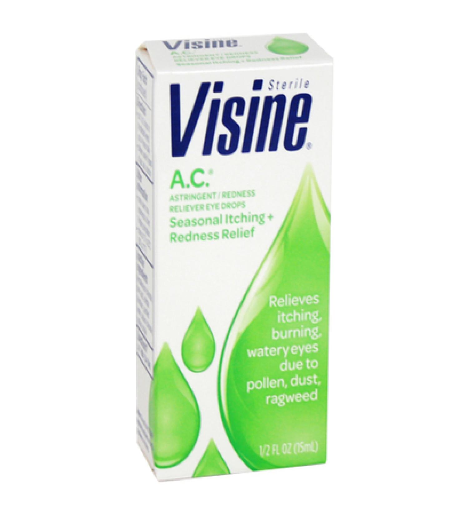 Visine A.C Astringent Redness Reliever Eye Drops - 0.5 fl oz