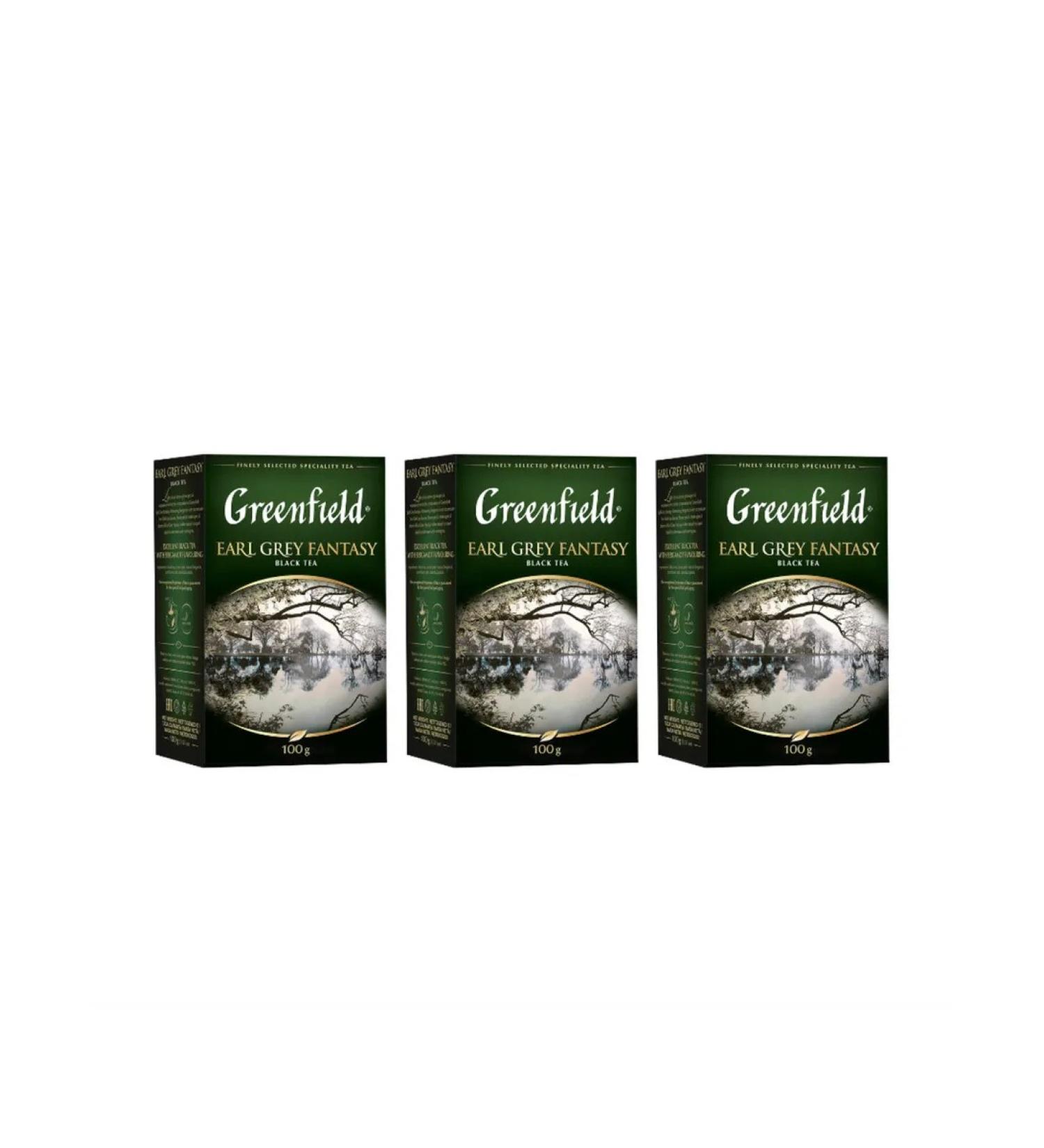 Black Greenfield Earl Grey Fantasy 100 grams 3 pieces - Buy Online on GoSupps.com