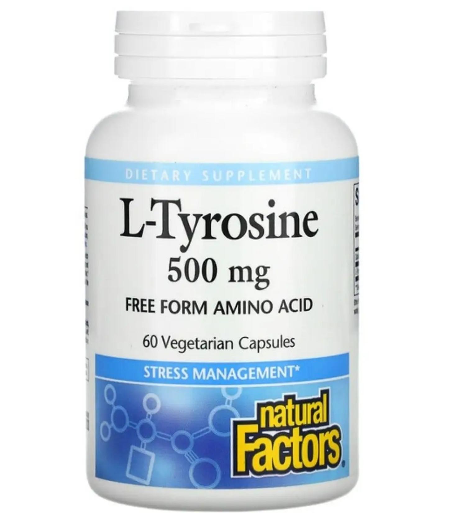 Natural Factors L-Tyrosine for weight loss Tyrosin iherb - Buy Online on GoSupps.com
