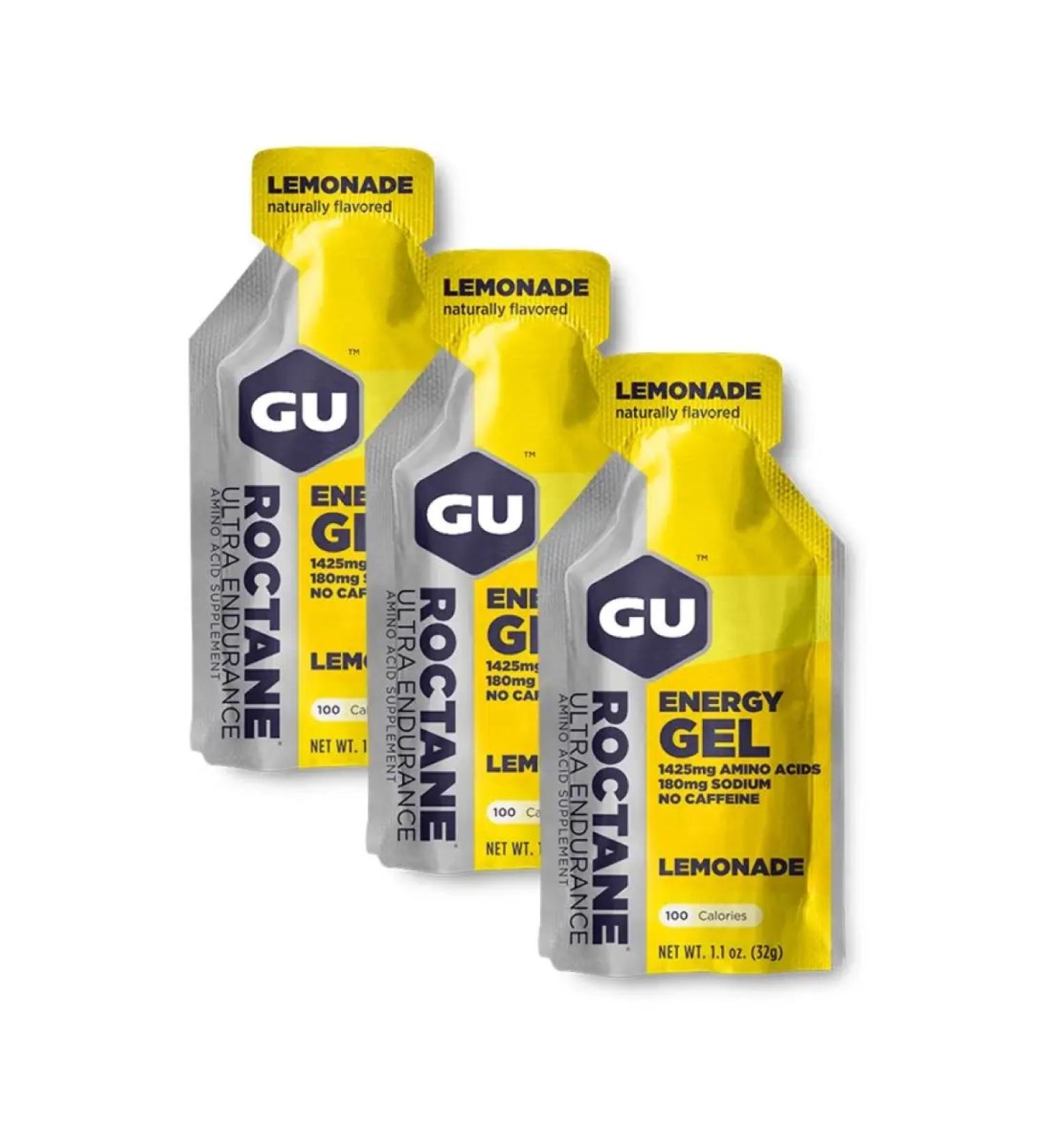 GU Energy Labs Energy gel GU ROCTANE 3 pcs. lemonade - Buy Online on GoSupps.com