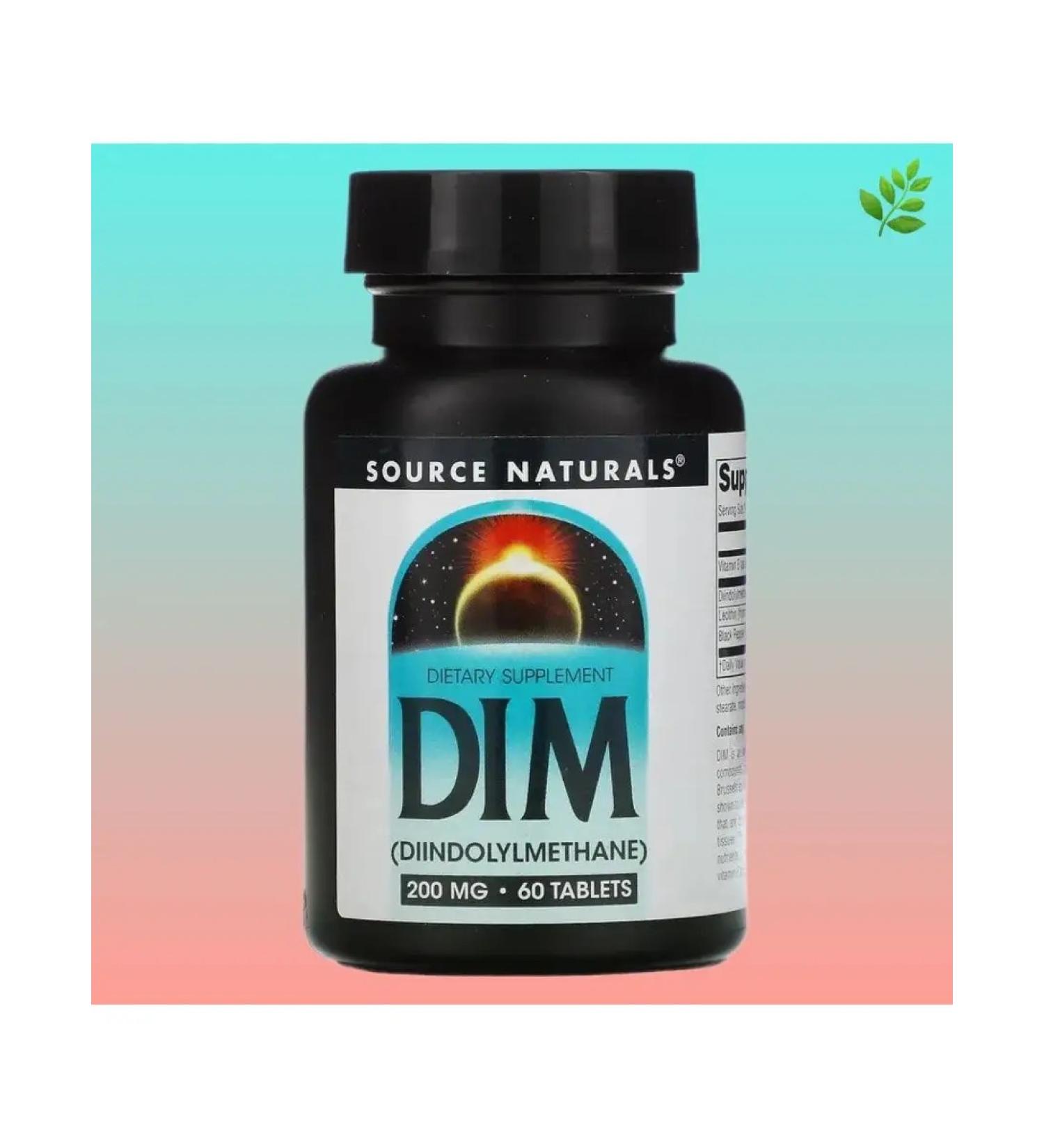 Source Naturals DIM (Diindolilmetan) Dim Indol 200 mg