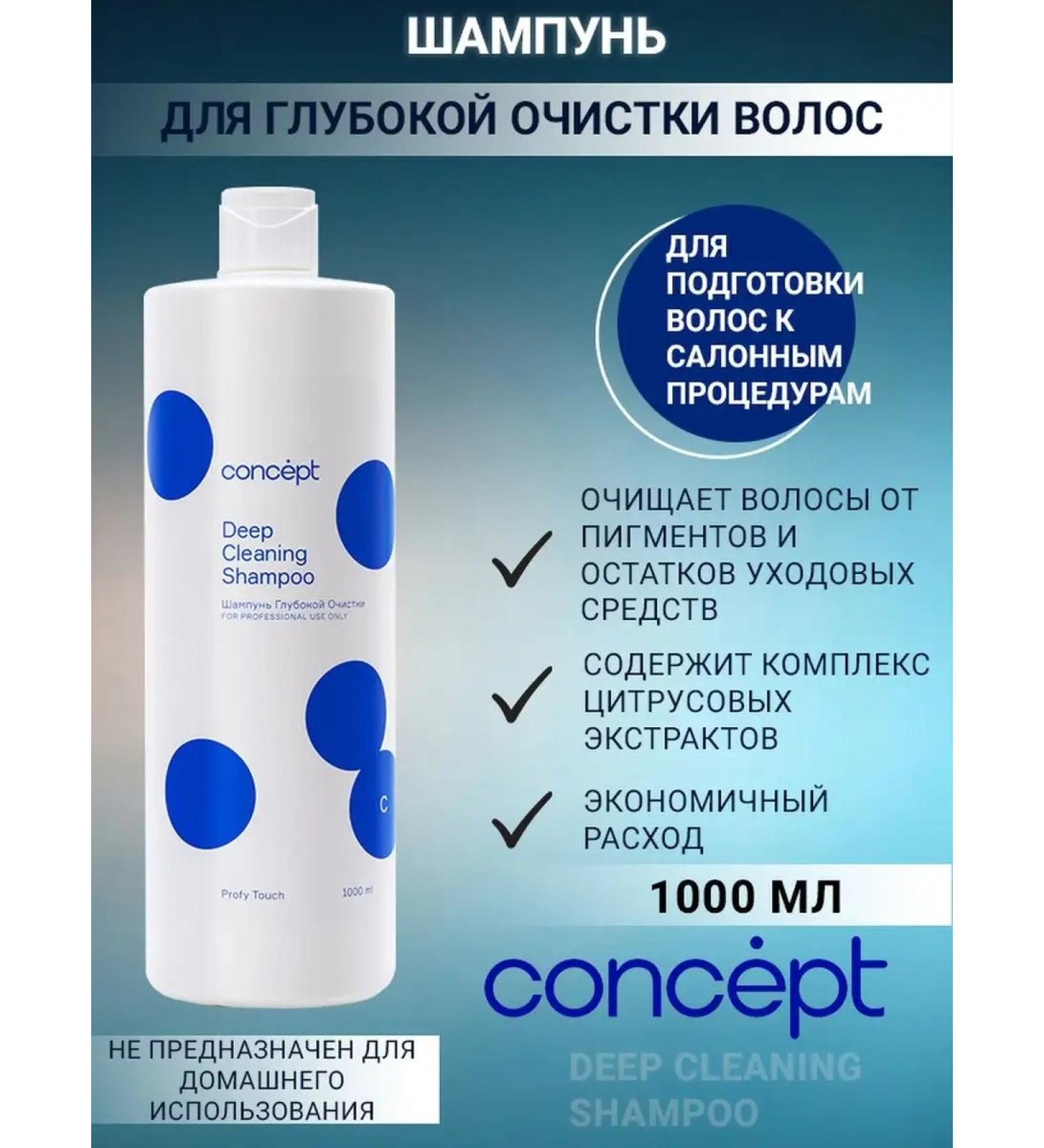 Concept Deep cleaning hair