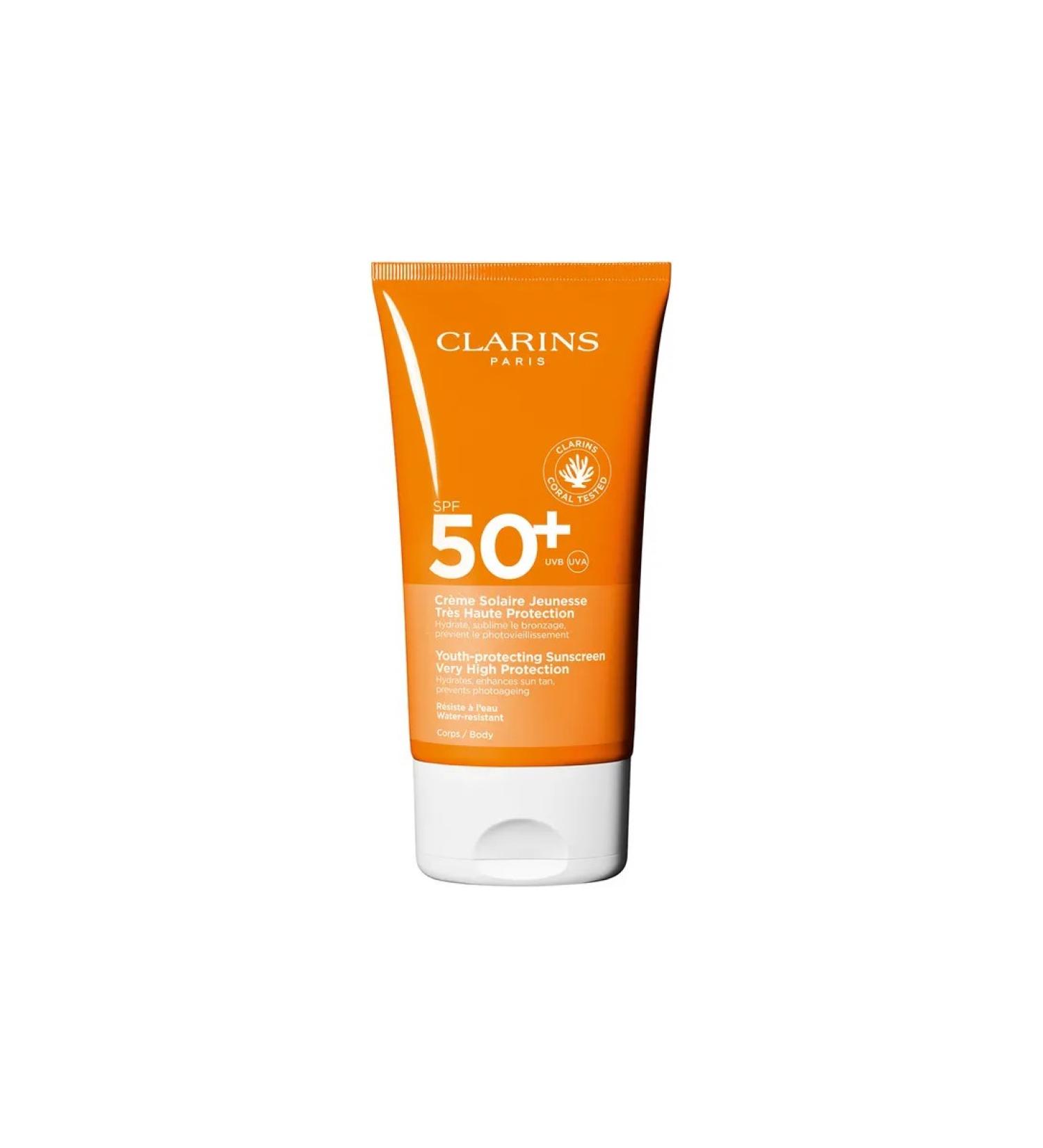 Clarins SUN -body cream SPF 50+ Creme Solaire Corps - Buy Online on GoSupps.com
