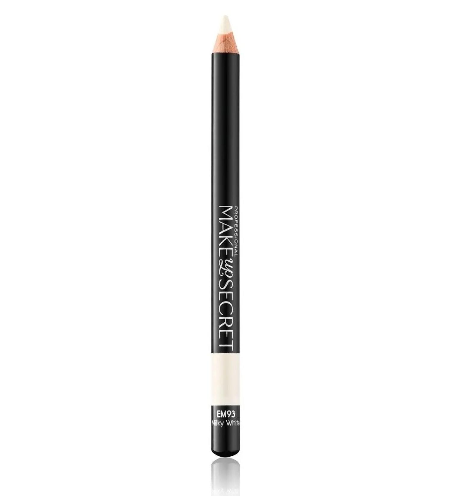 MAKE UP SECRET White Pencil for the eyes waterproof soft milk EM93 - Buy Online on GoSupps.com