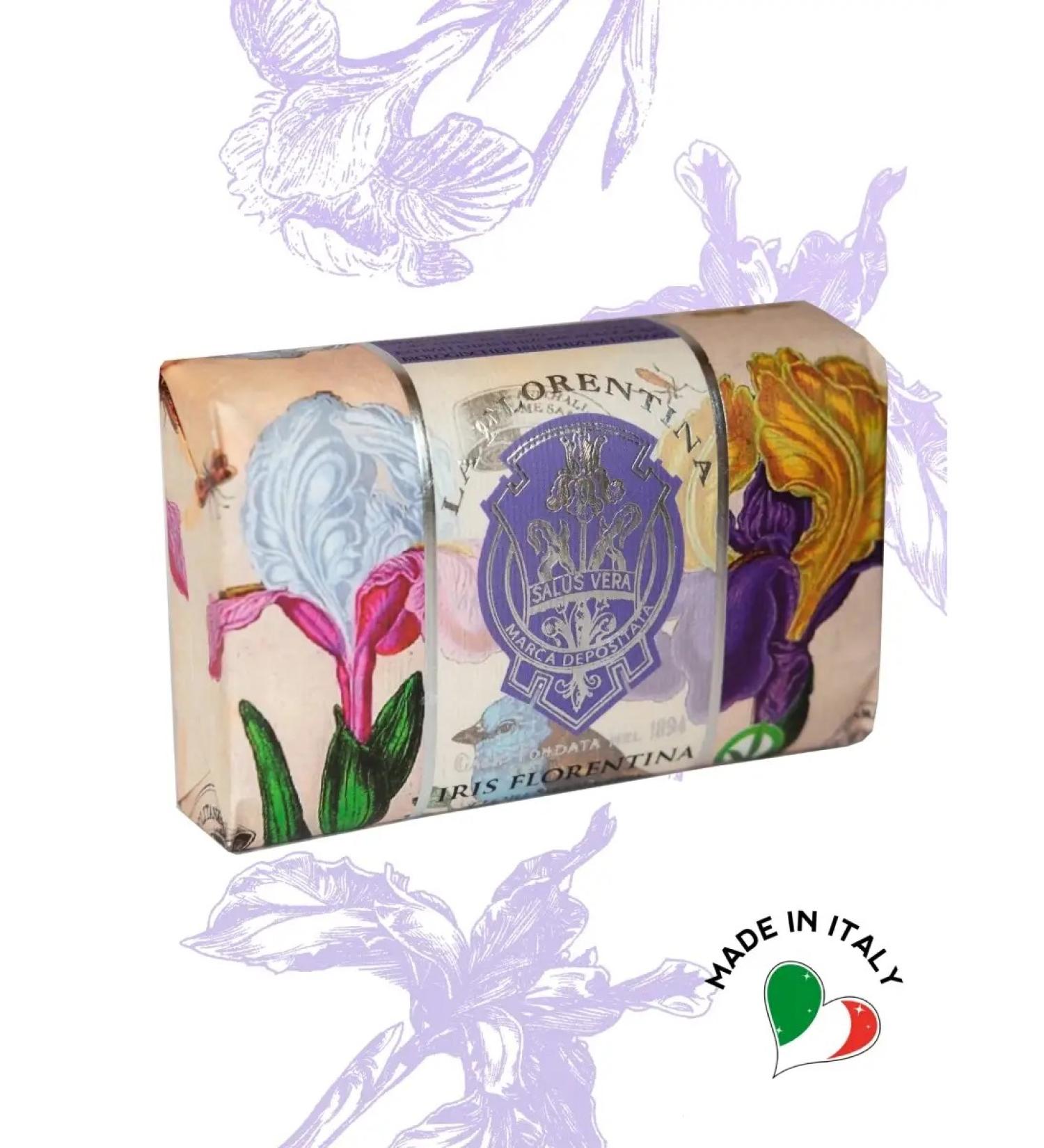 LA FLORENTINA Soap toilet solid Florentine Iris 200 g - Buy Online on GoSupps.com