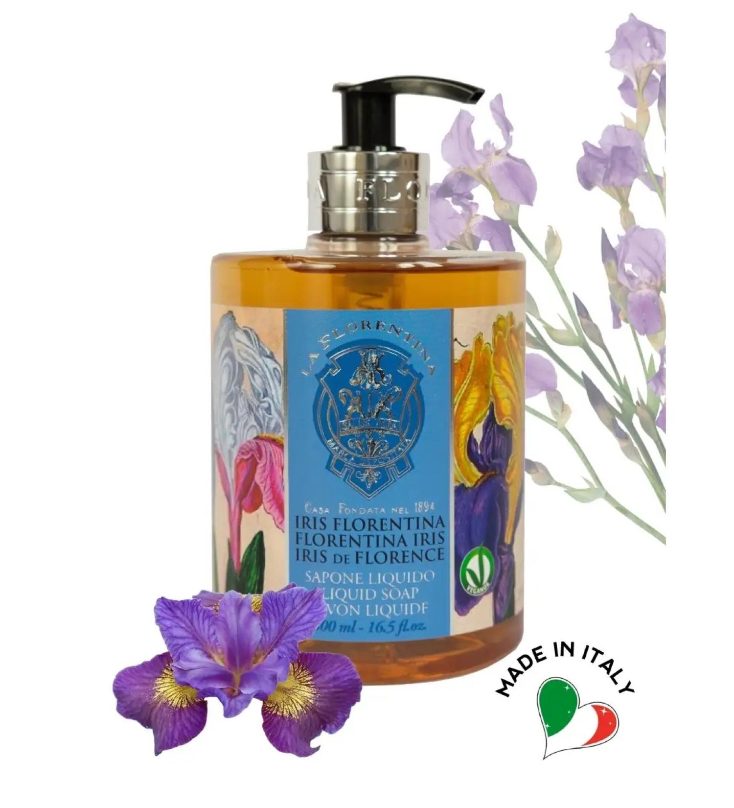 LA FLORENTINA Liquid soap Florentine iris 500 ml - Buy Online on GoSupps.com