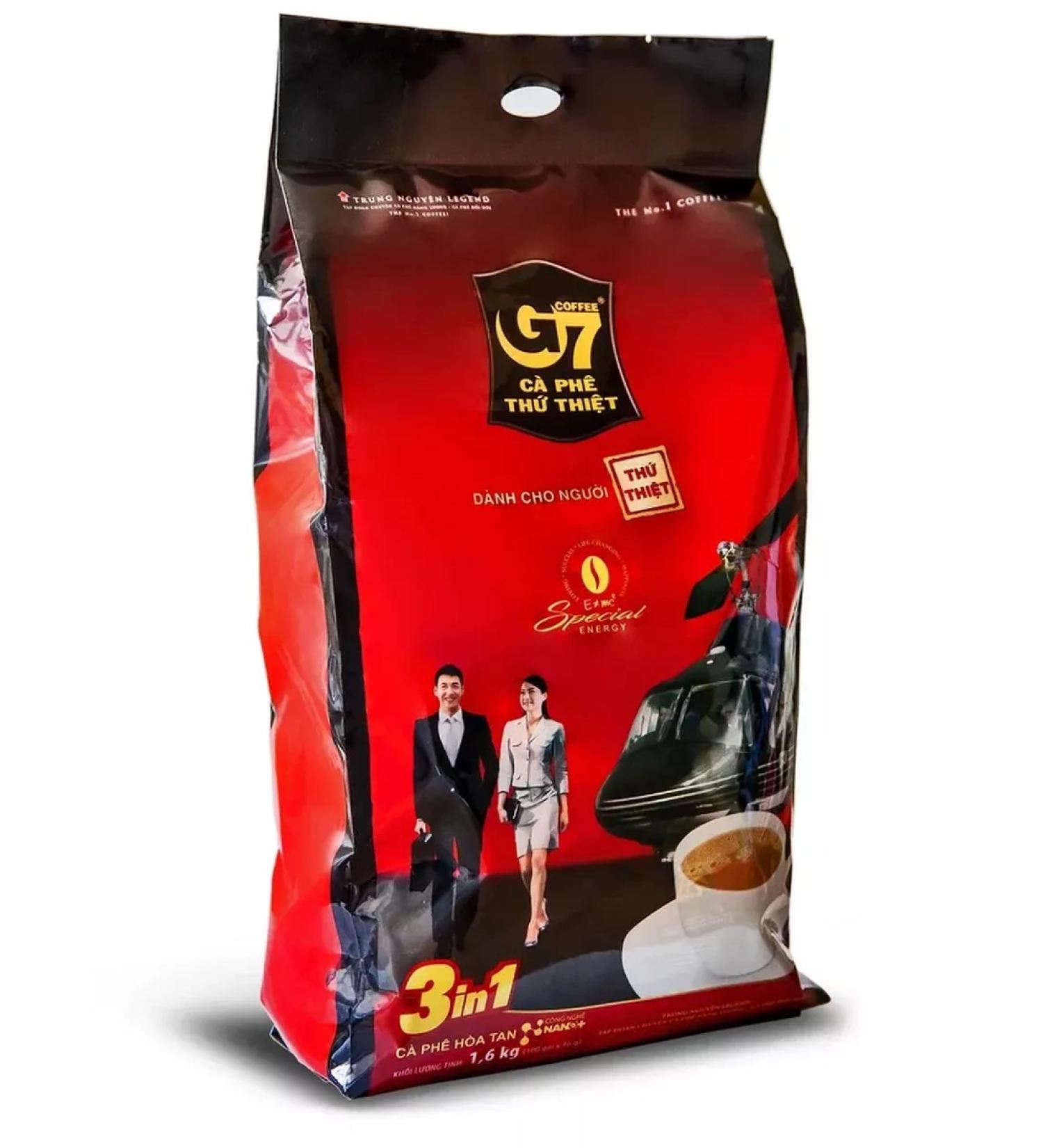 Vietnamese soluble coffee 3 in 1 Original in bags - Buy Online on GoSupps.com