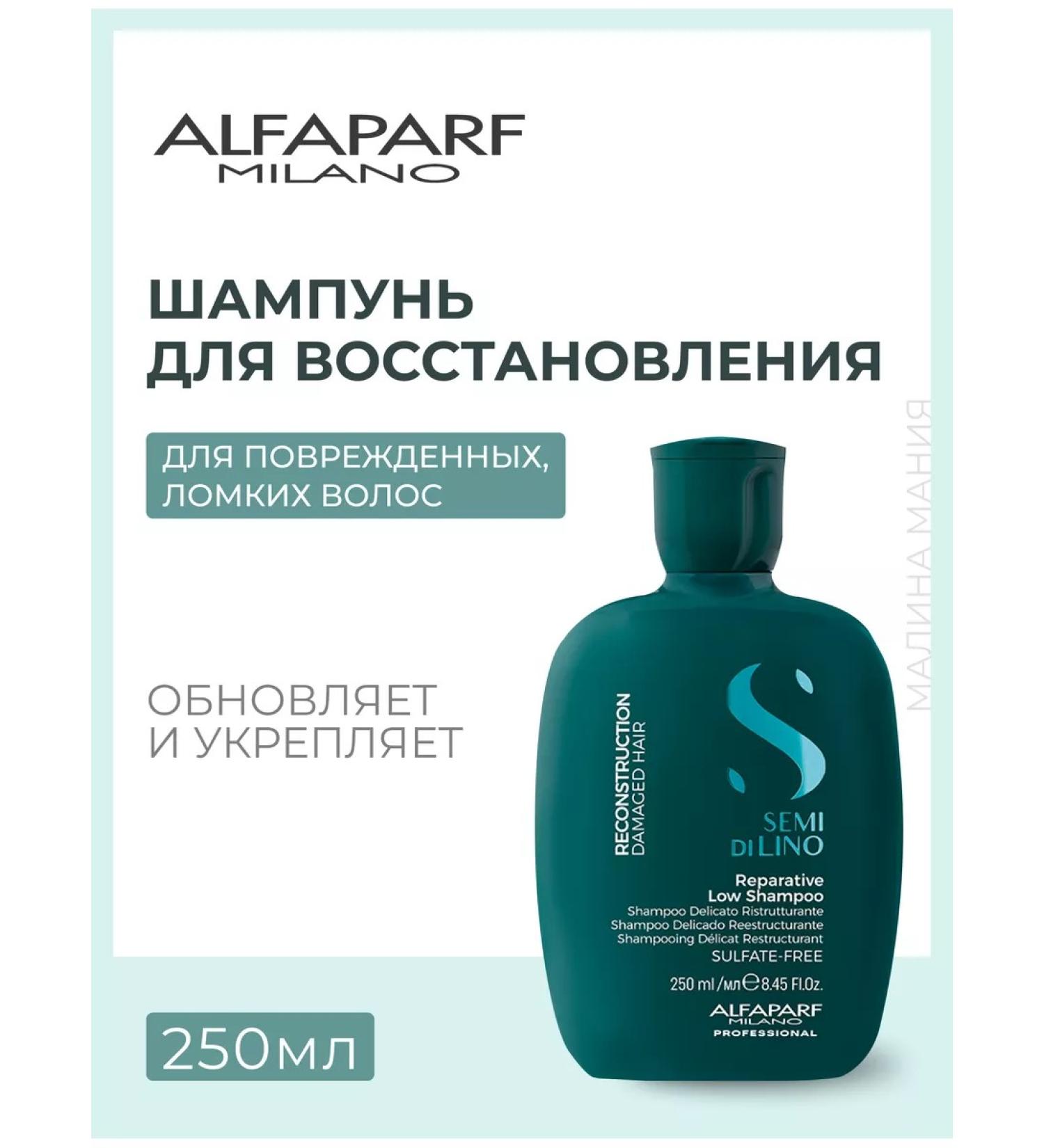 Alfaparf Milano SDL restoring shampoo for dry hair 250 ml - Buy Online on GoSupps.com