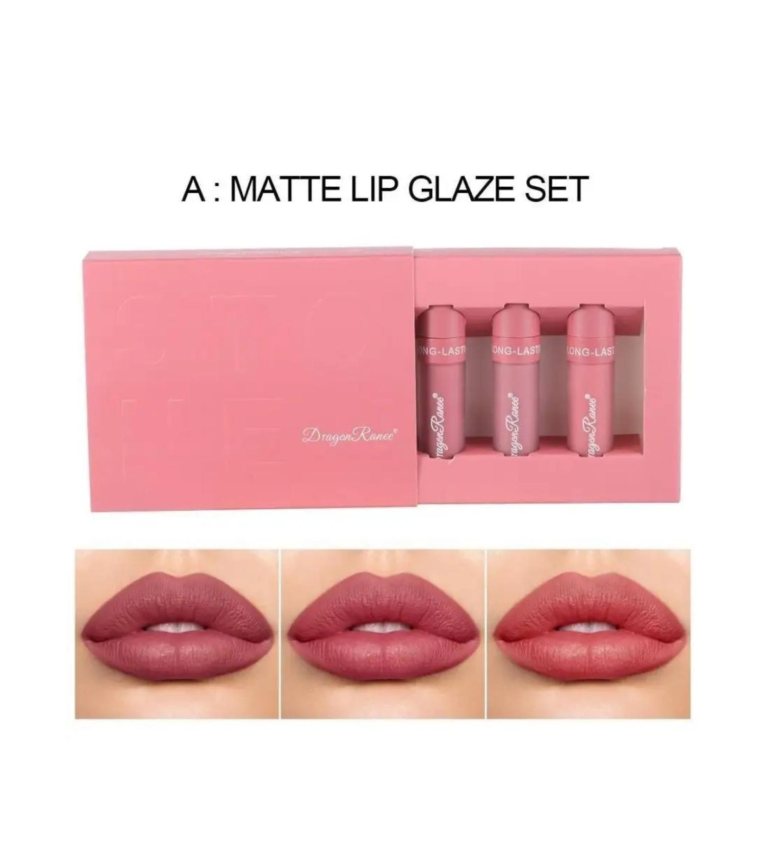 CosmoMio Set of cosmetic lipsticks for lips 3 pcs