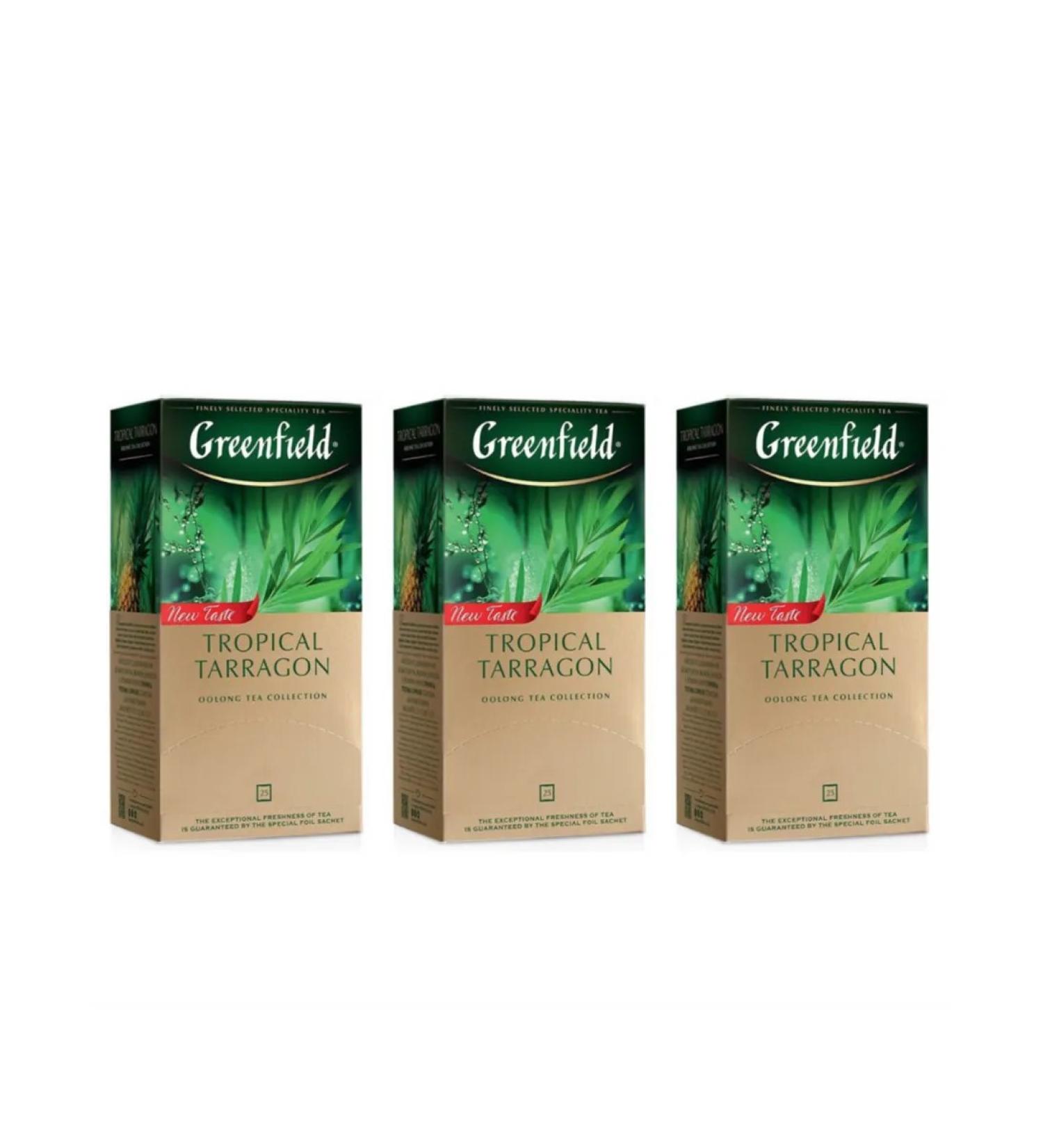 Green Greenfield Tea Tropical Tarragon 25 PAK 3 pieces