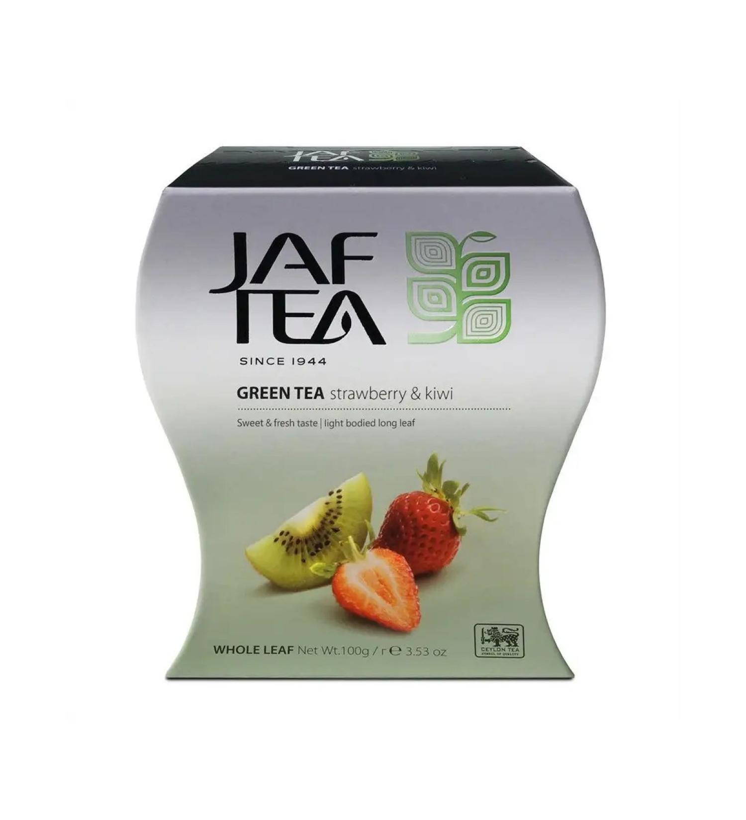 Jaf Tea Strawberry & Kiwi green tea strawberries and kiwi - Buy Online on GoSupps.com