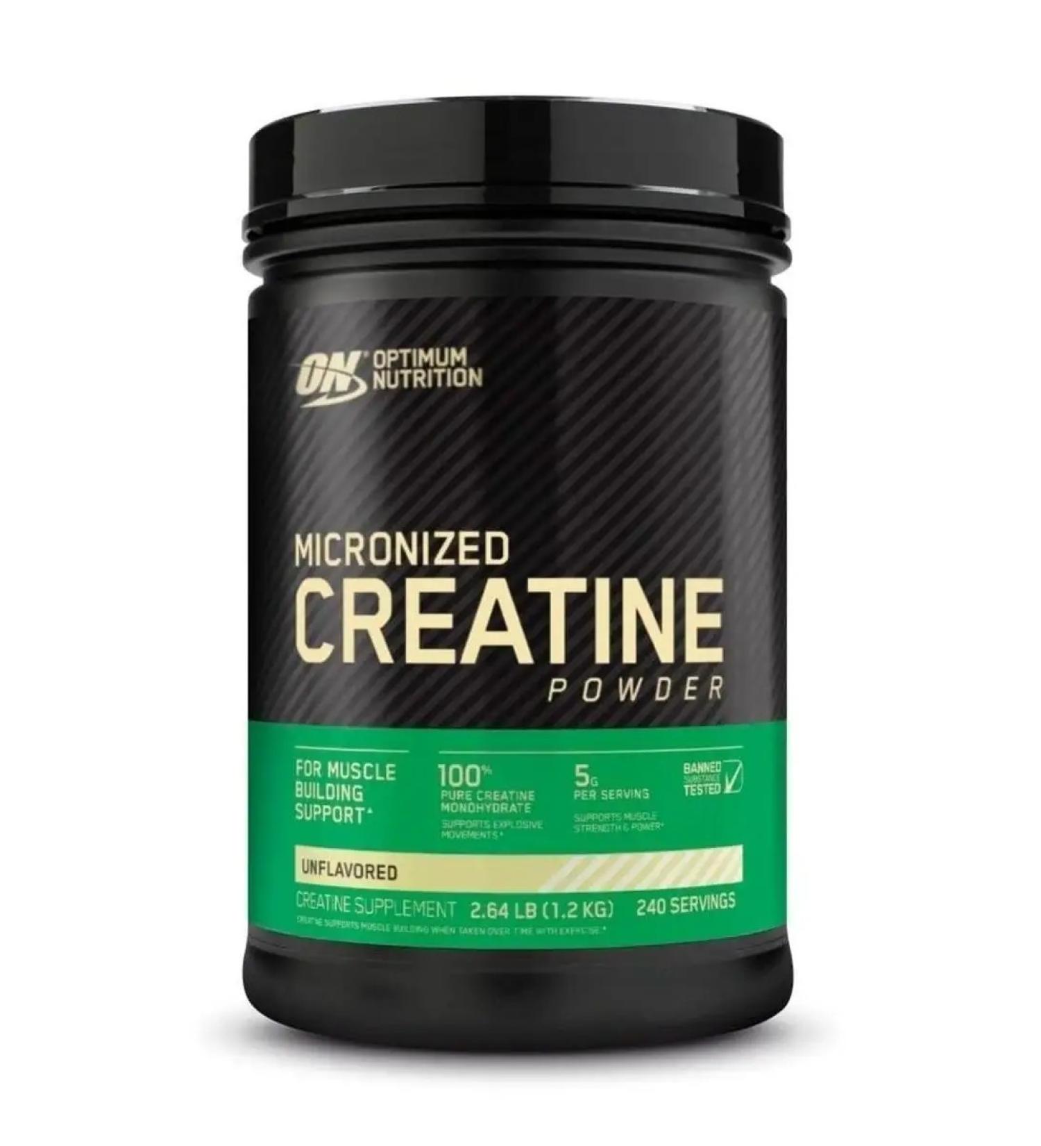 Optimum Nutrition Creatine Micronized Creatine Powder 1200 g - Buy Online on GoSupps.com