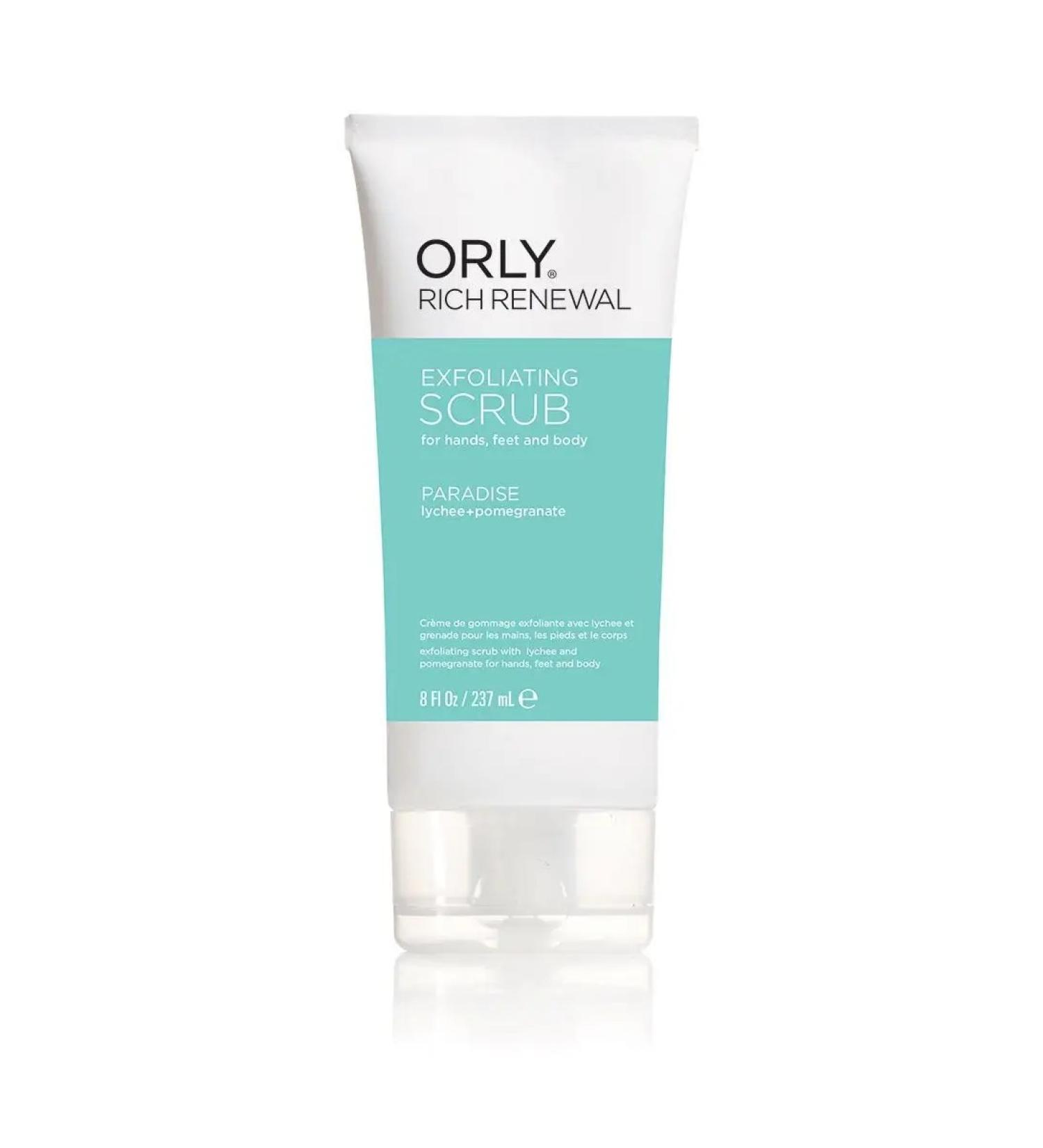 ORLY Scrub for arms legs and body with the aroma of faces and grenade 237ml - Buy Online on GoSupps.com