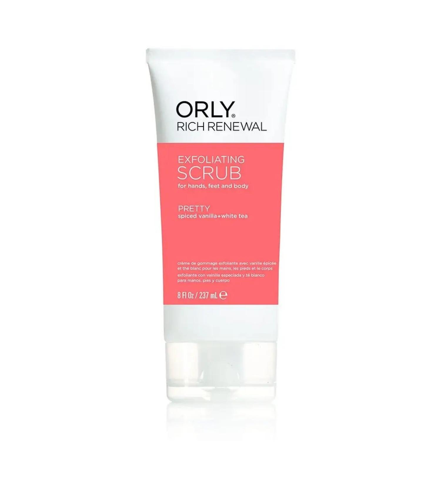 ORLY Scrub for arms legs and body vanilla and white tea 237ml - Buy Online on GoSupps.com