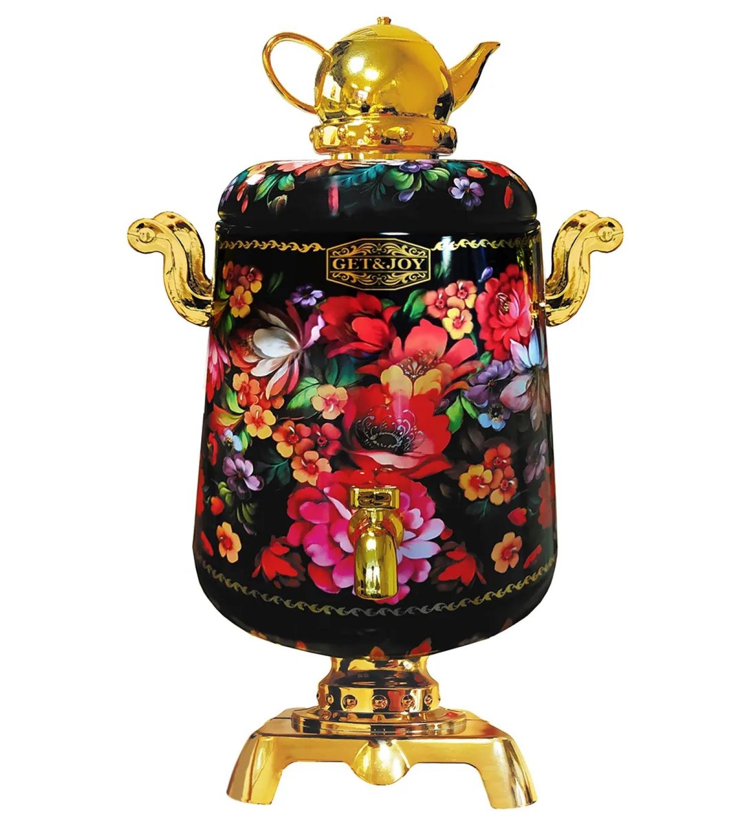GET&JOY Black Ceylon tea in a tin samovar black 75 g - Buy Online on GoSupps.com
