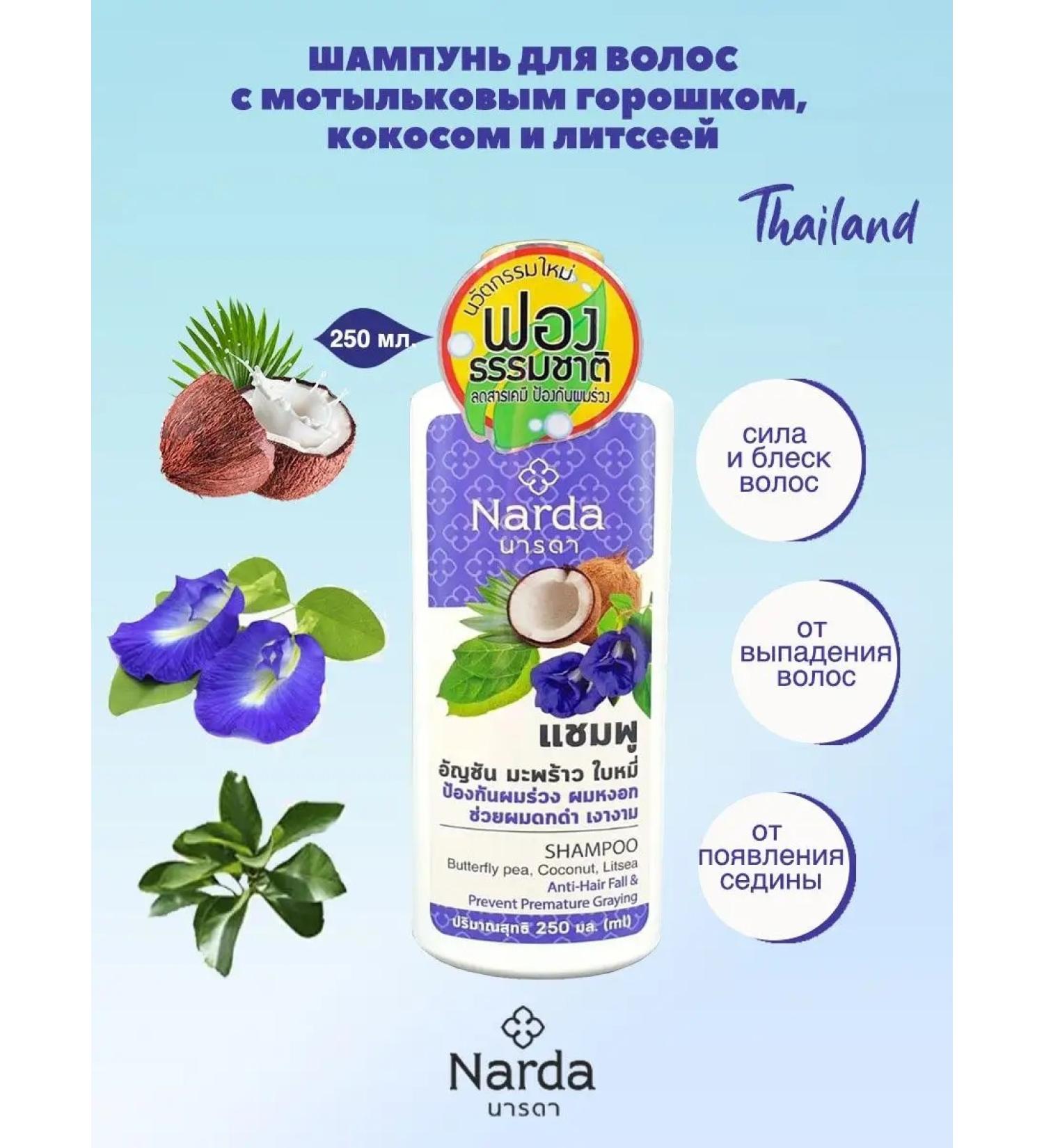 NARDA Shampoo from hair loss and premature gray hair - Buy Online on GoSupps.com