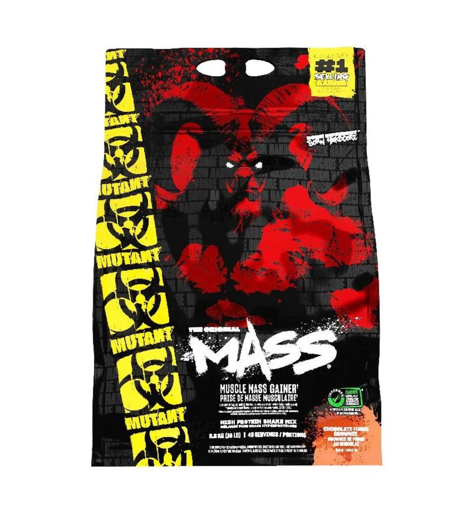 Mutant GENER MASS 6800 G - Chocolate Brownie - Buy Online on GoSupps.com