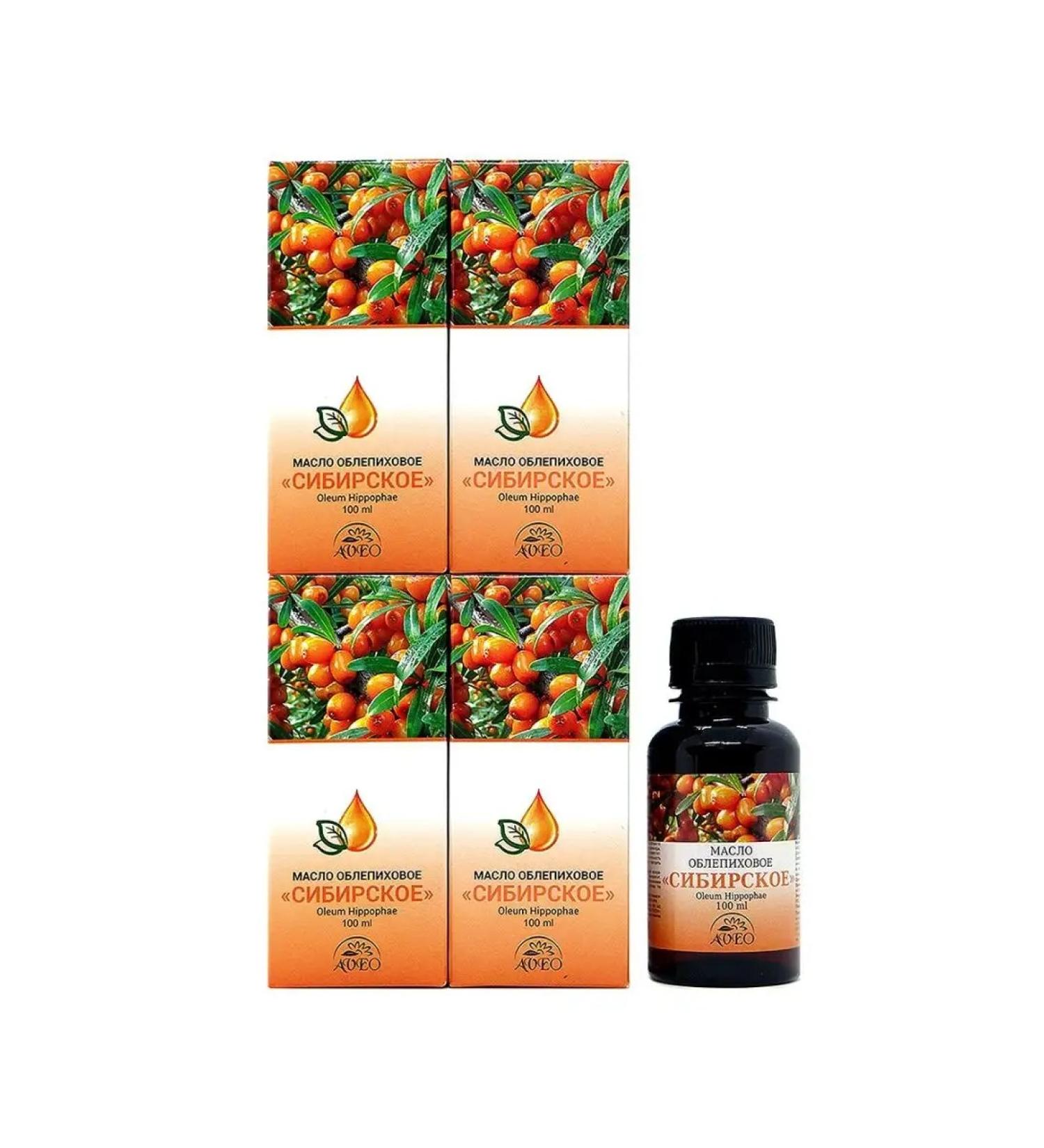 AVEO Sea buckthorn oil "Siberian" 4 pcs - Buy Online on GoSupps.com