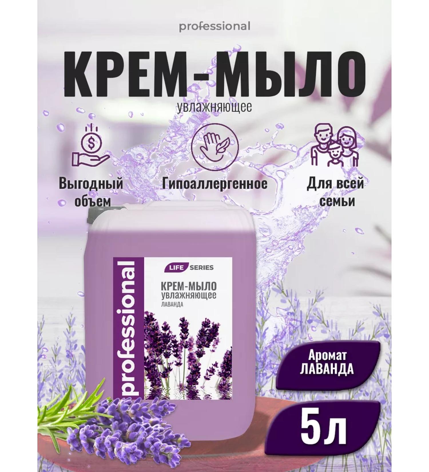 PROFESSIONAL Liquid hand soap 5 liters of lavender - Buy Online on GoSupps.com
