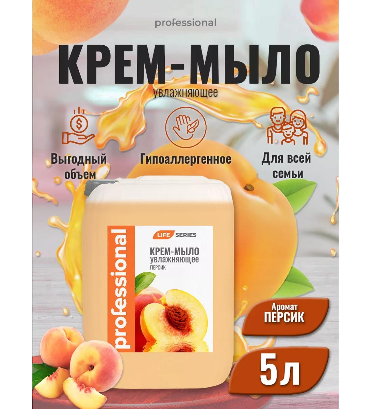 PROFESSIONAL Liquid hand soap 5 liters peach - Buy Online on GoSupps.com