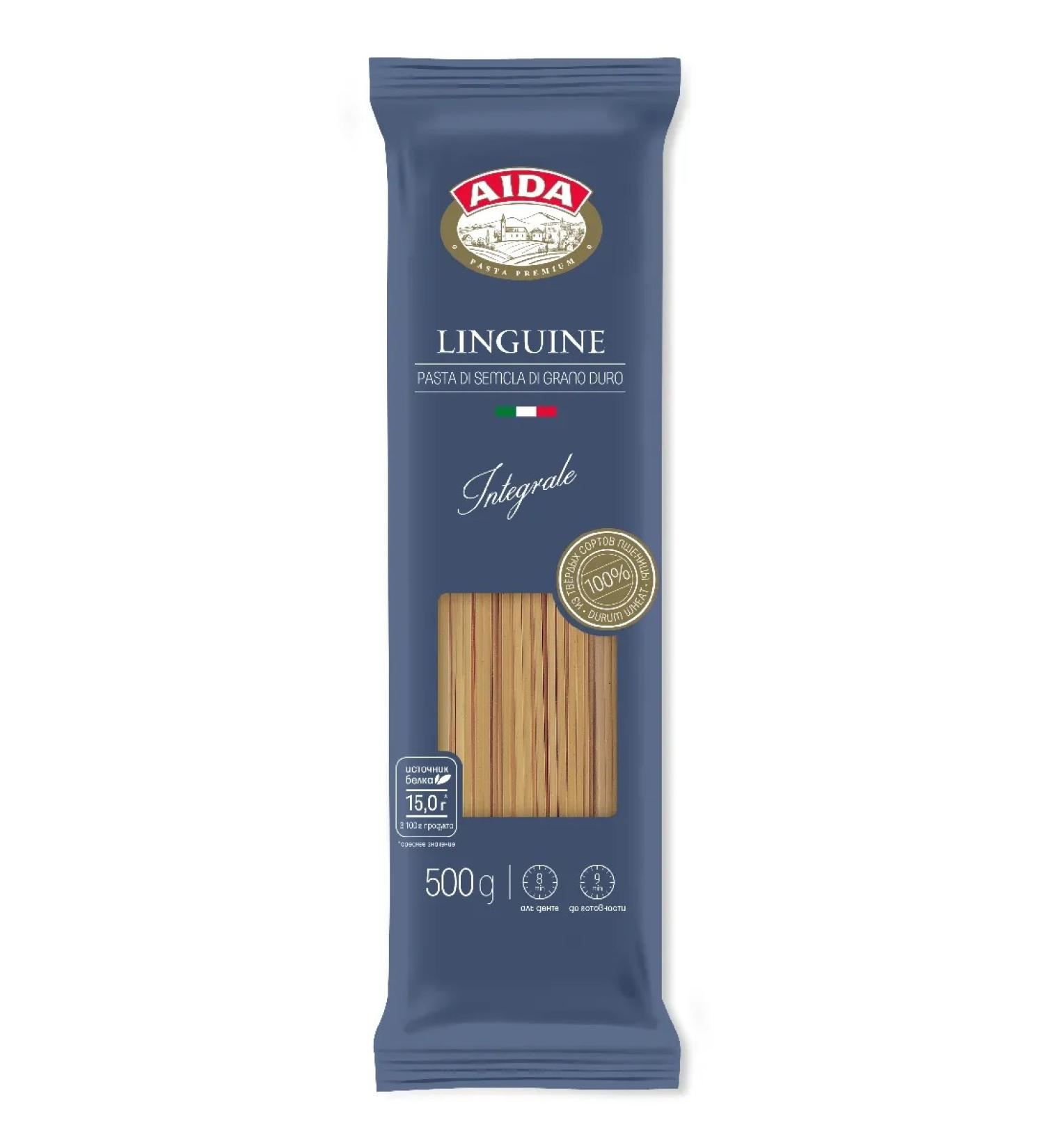 AIDA Macaron products whole granular Linguine noodles 500g - Buy Online on GoSupps.com