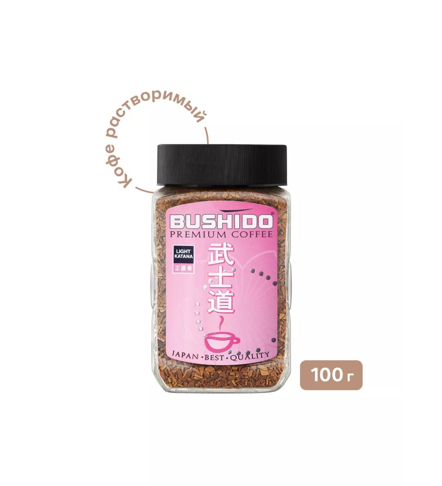 Bushido Light Katana Coffee is soluble 100 g - Buy Online on GoSupps.com