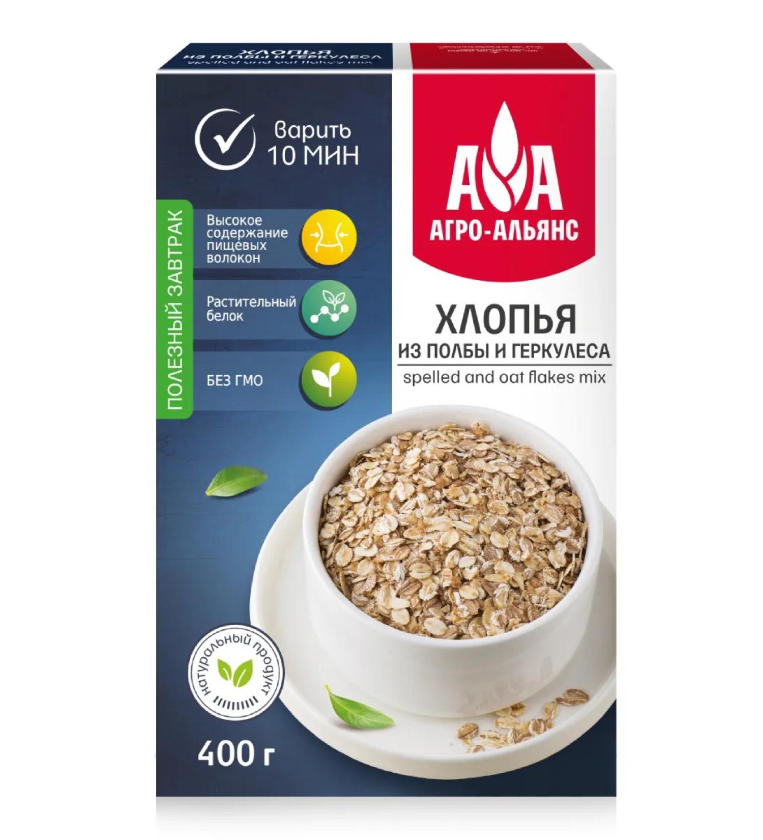 Agro-Alliance Flakes from Paul and Hercules "Extra" 400 g - Buy Online on GoSupps.com