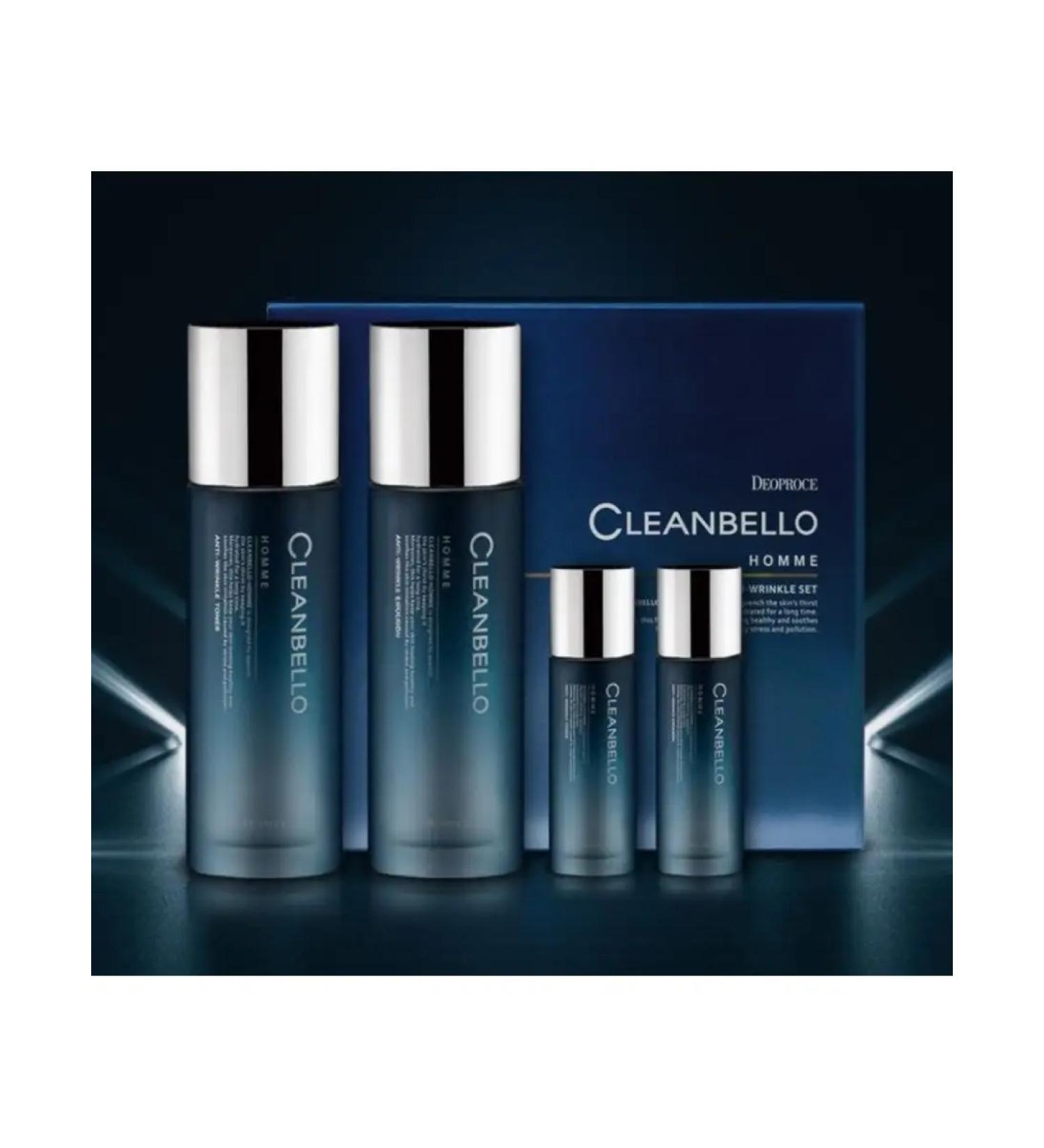 DEOPROCE Set for men Cleanbello Homme Anti-Wrinkle Set - Buy Online on GoSupps.com