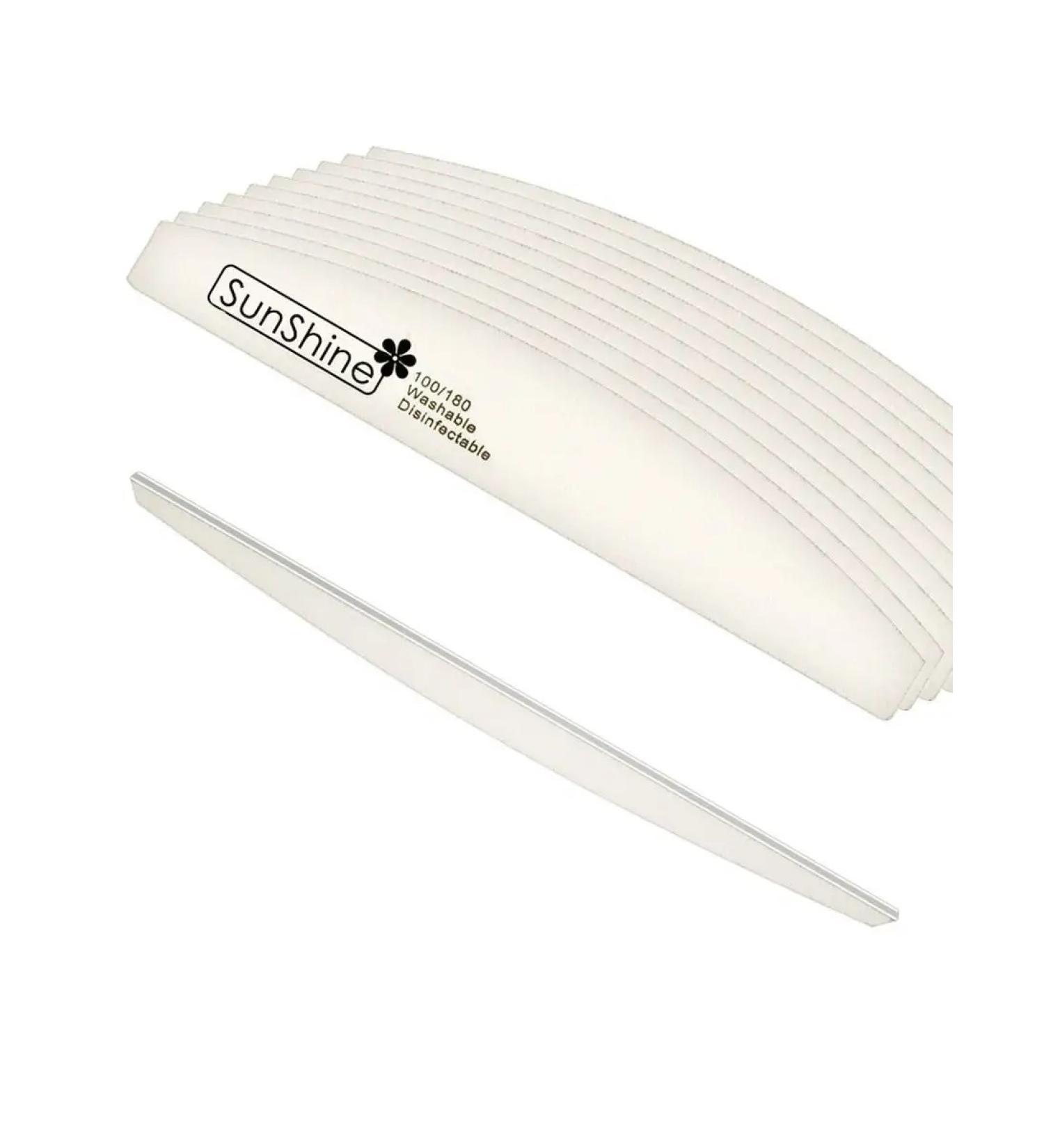 Sunshine Fool for nails of manicure White Moon (100 180) 10 pcs