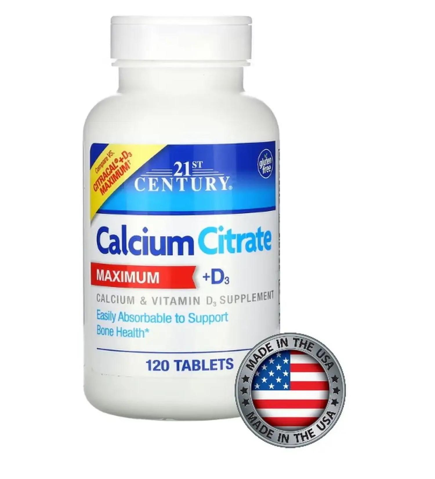 21st Century Calcium Citrate + Vitamin D3
