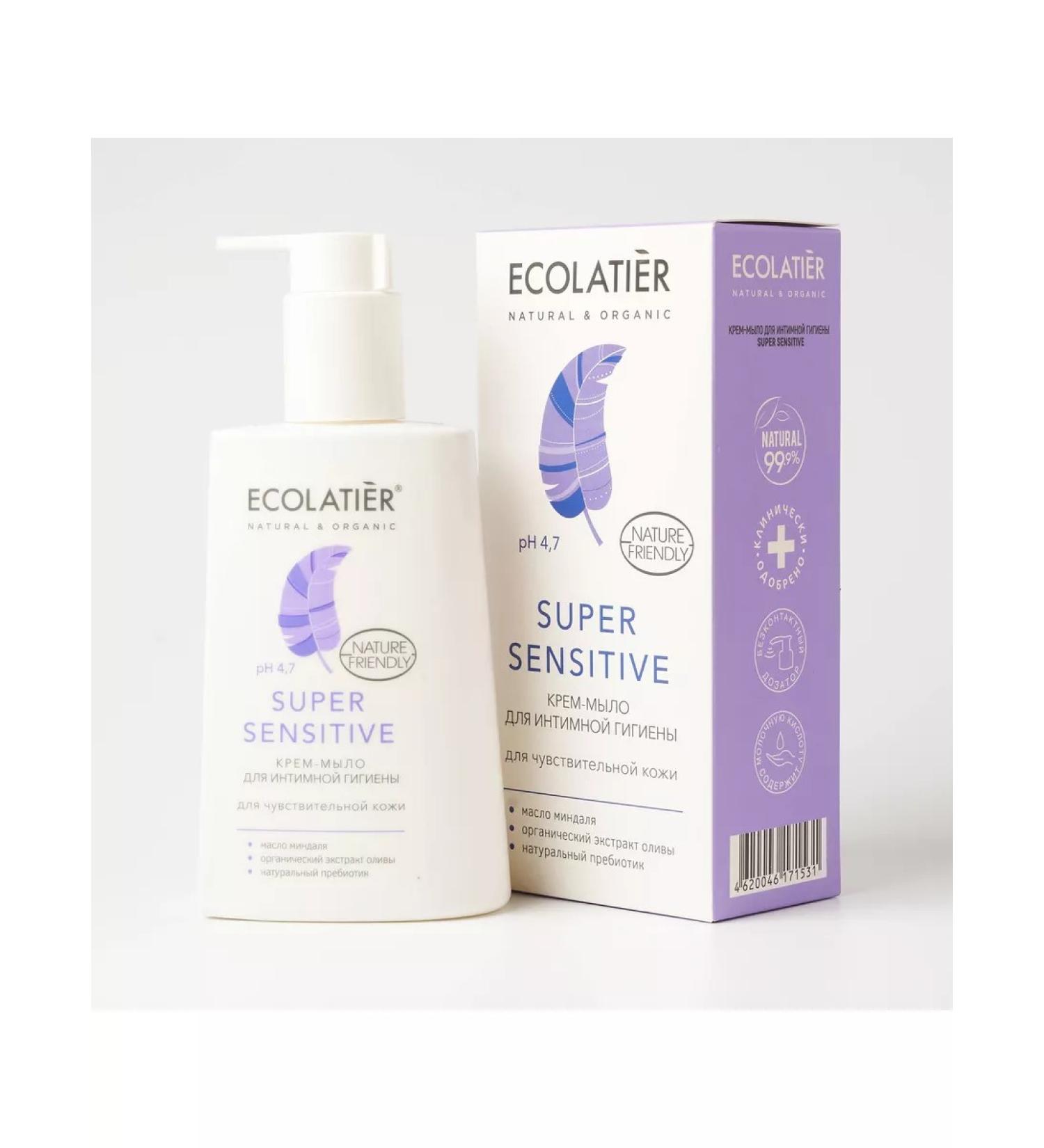 ECOLATIER Cream-soap for intimate hygiene