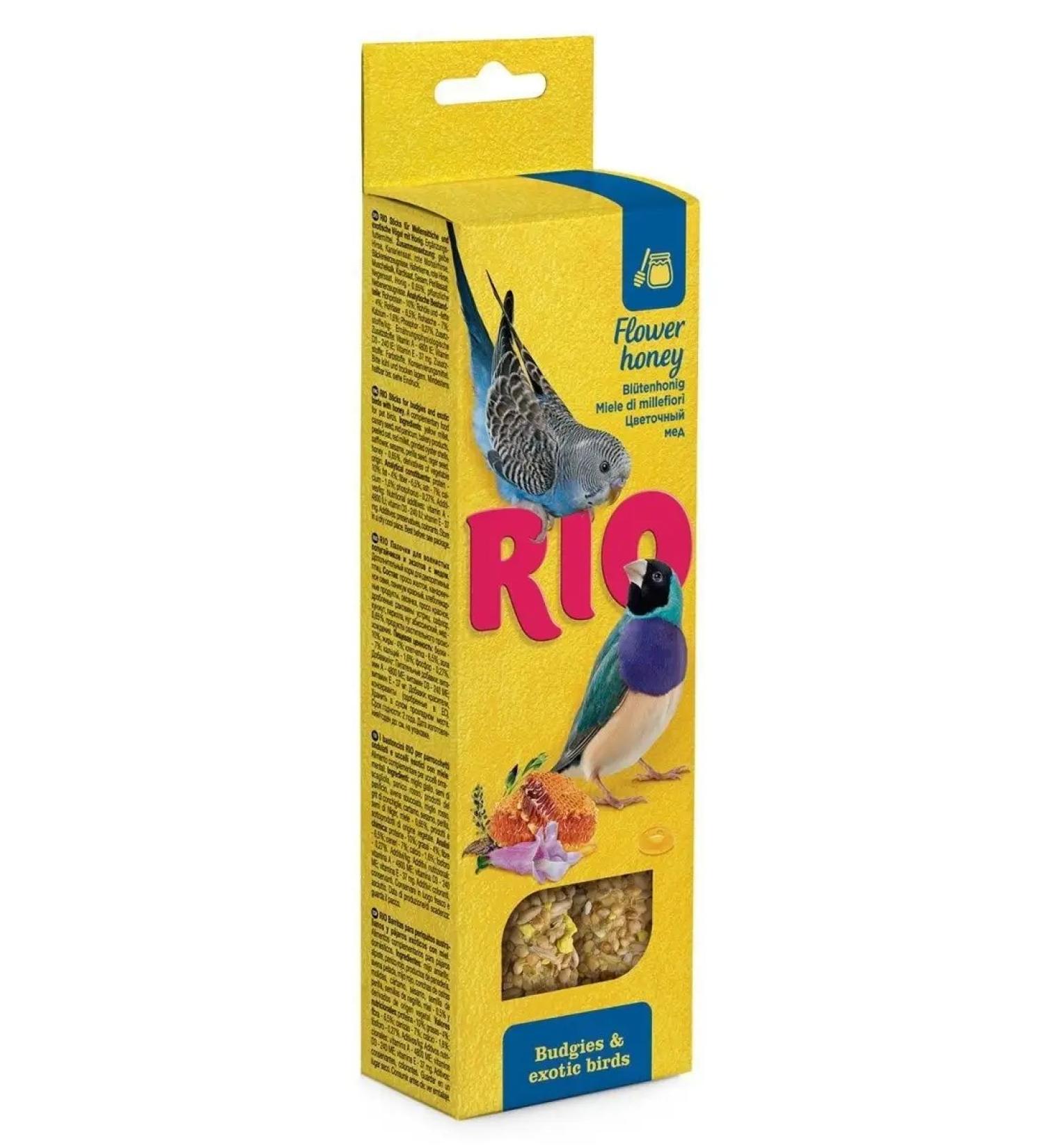 RIO Sticks for wavy parrots and exotes with honey 2x40g - Buy Online on GoSupps.com