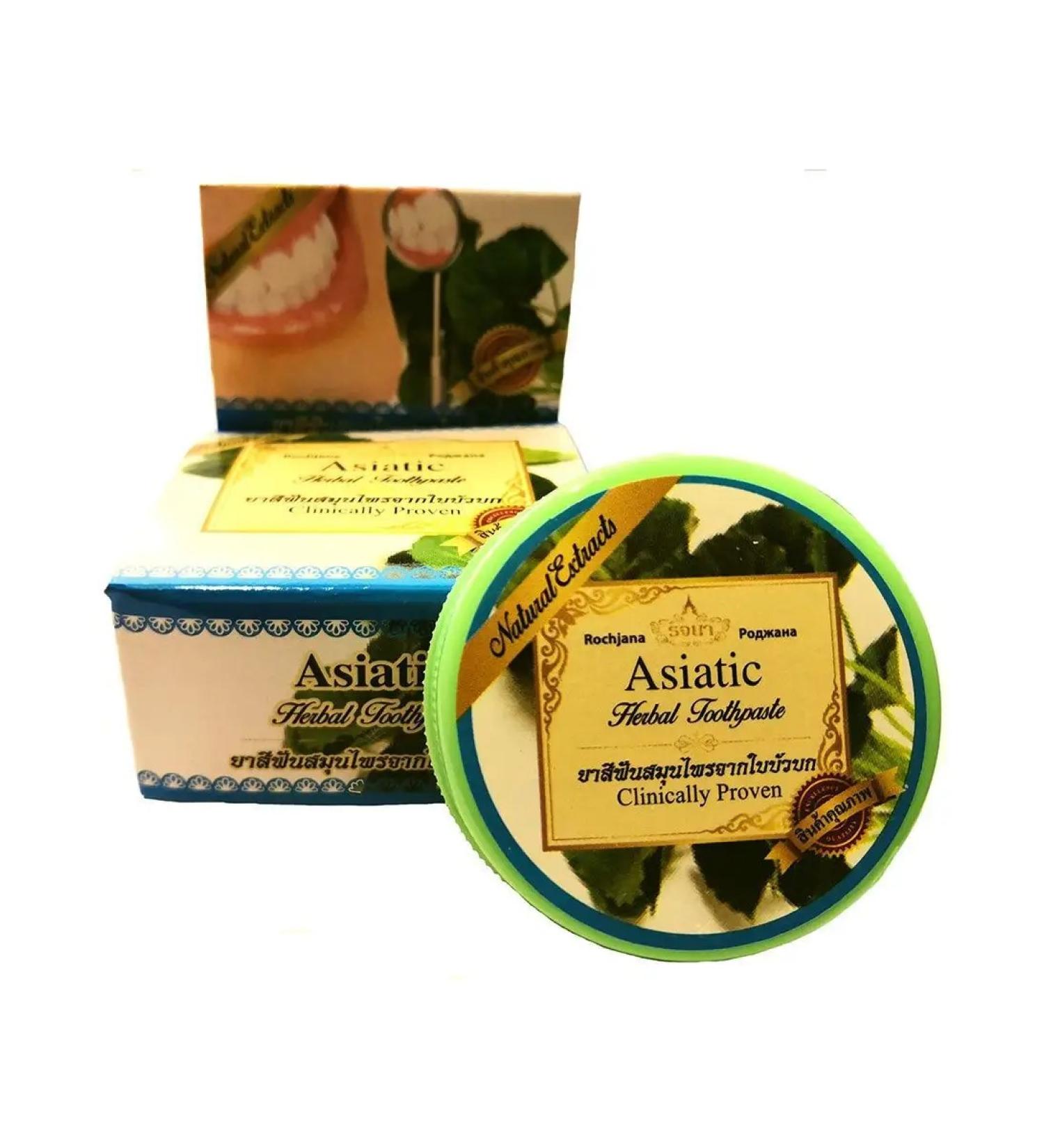 Rochjana Thai toothpaste with an extract of Asian plants 30 grams - Buy Online on GoSupps.com