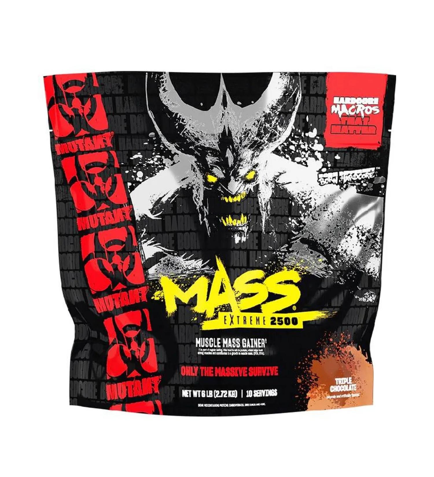 Mutant Gainer Mass extrem 2500 2.72 kg - chocolate - Buy Online on GoSupps.com
