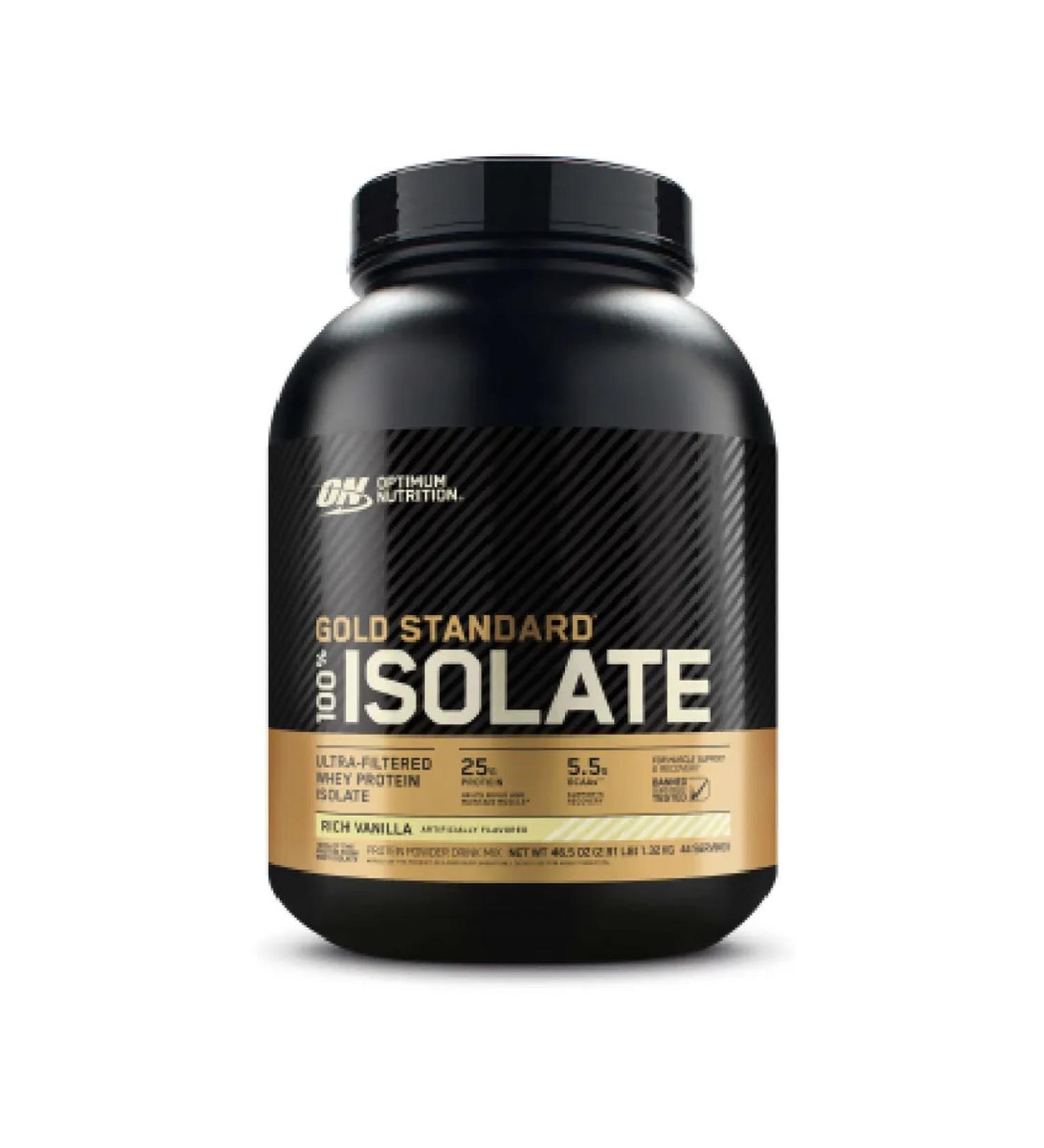 Optimum Nutrition Protein Gold Standard 100% ISOLATE 1320 g - vanilla - Buy Online on GoSupps.com