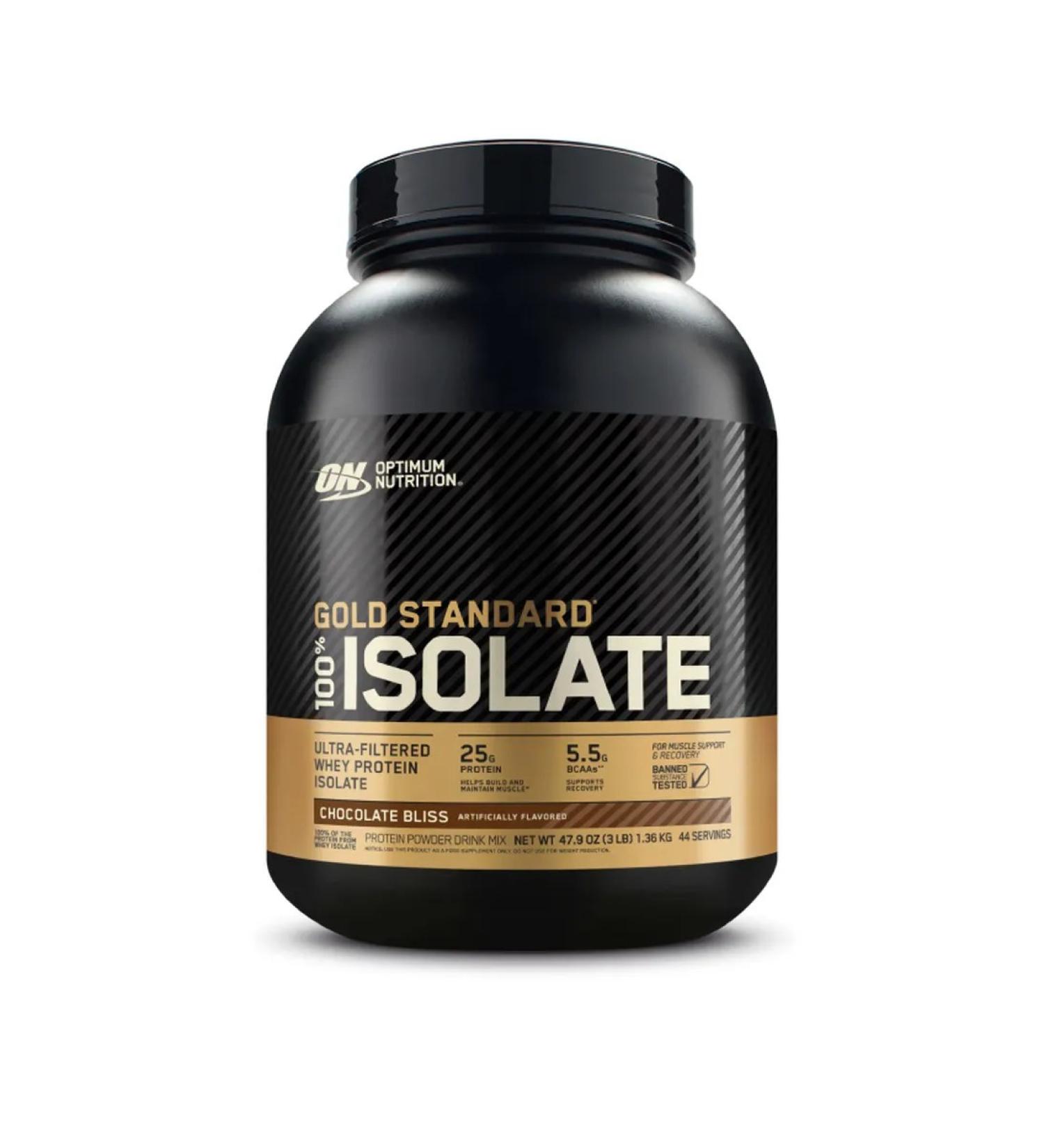 Optimum Nutrition Protein Gold Standard 100% ISOLATE 1360 g - chocolate - Buy Online on GoSupps.com