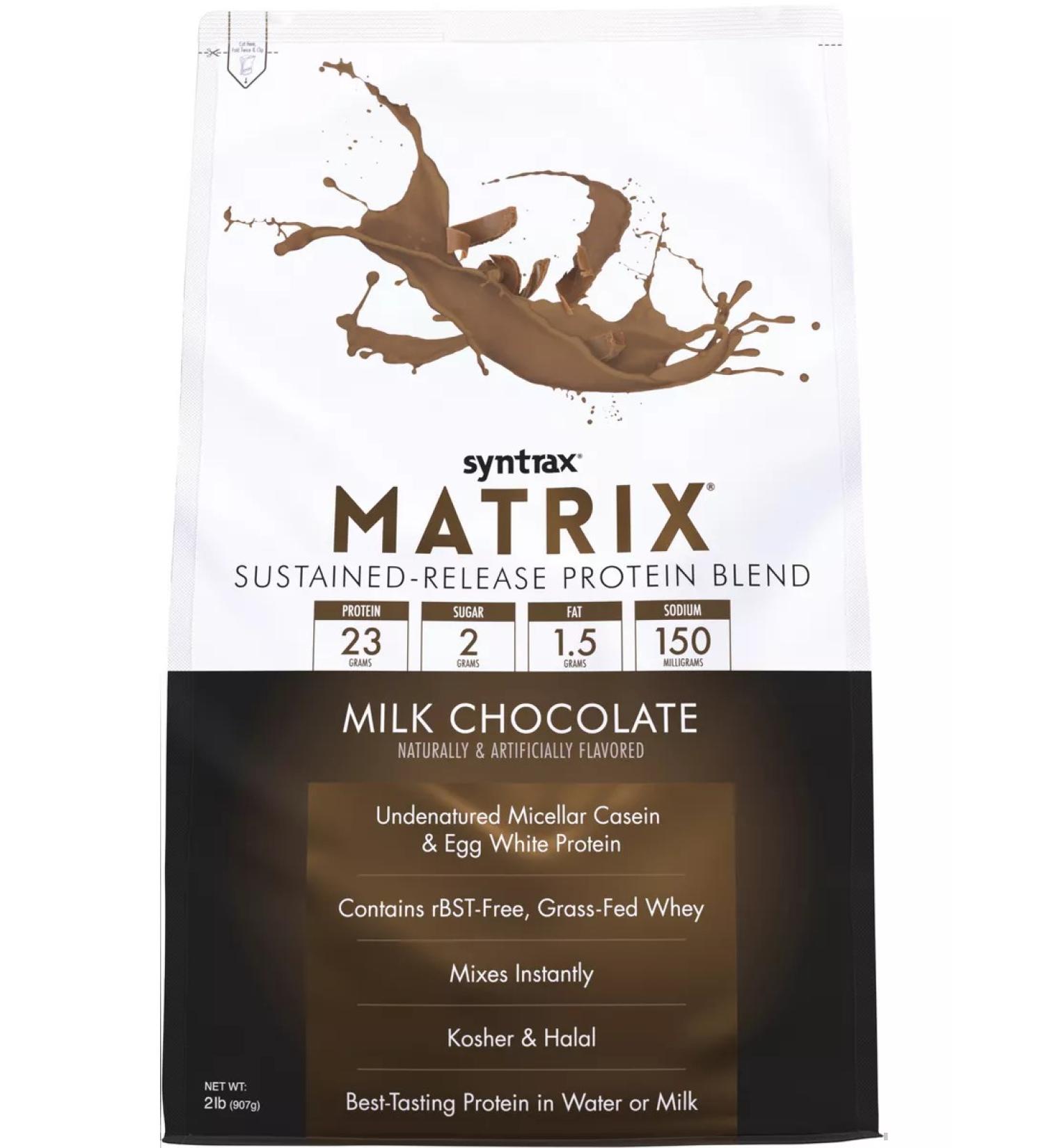 SYNTRAX Protein Matrix 907 g - milk chocolate - Buy Online on GoSupps.com