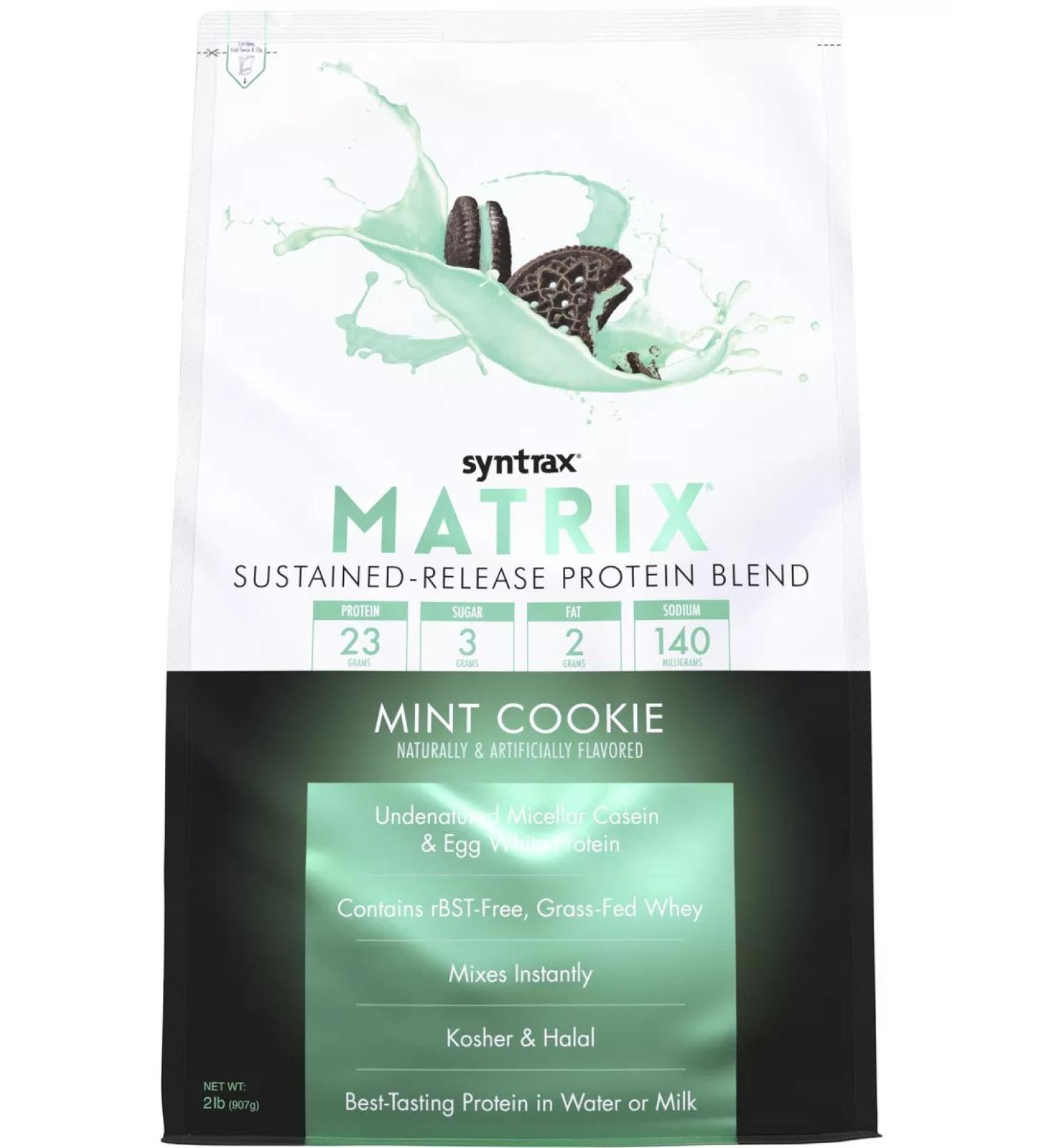 SYNTRAX Protein Matrix 907 g - mint cookies - Buy Online on GoSupps.com