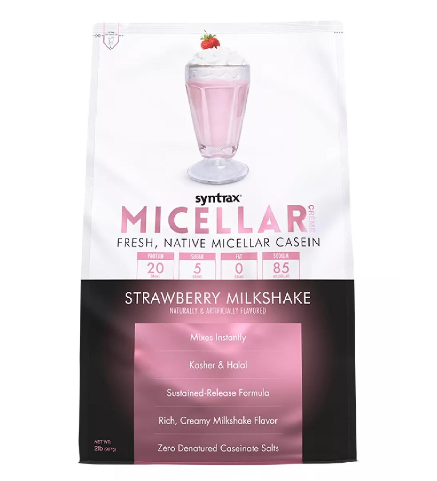 SYNTRAX Protein Micellar Creme 907 g - strawberry - Buy Online on GoSupps.com
