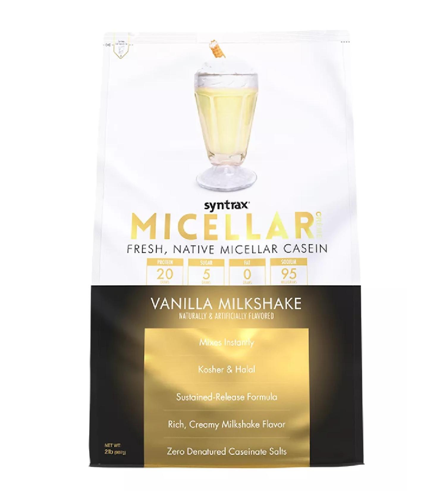 SYNTRAX Protein Micellar Creme 907 g - vanilla - Buy Online on GoSupps.com