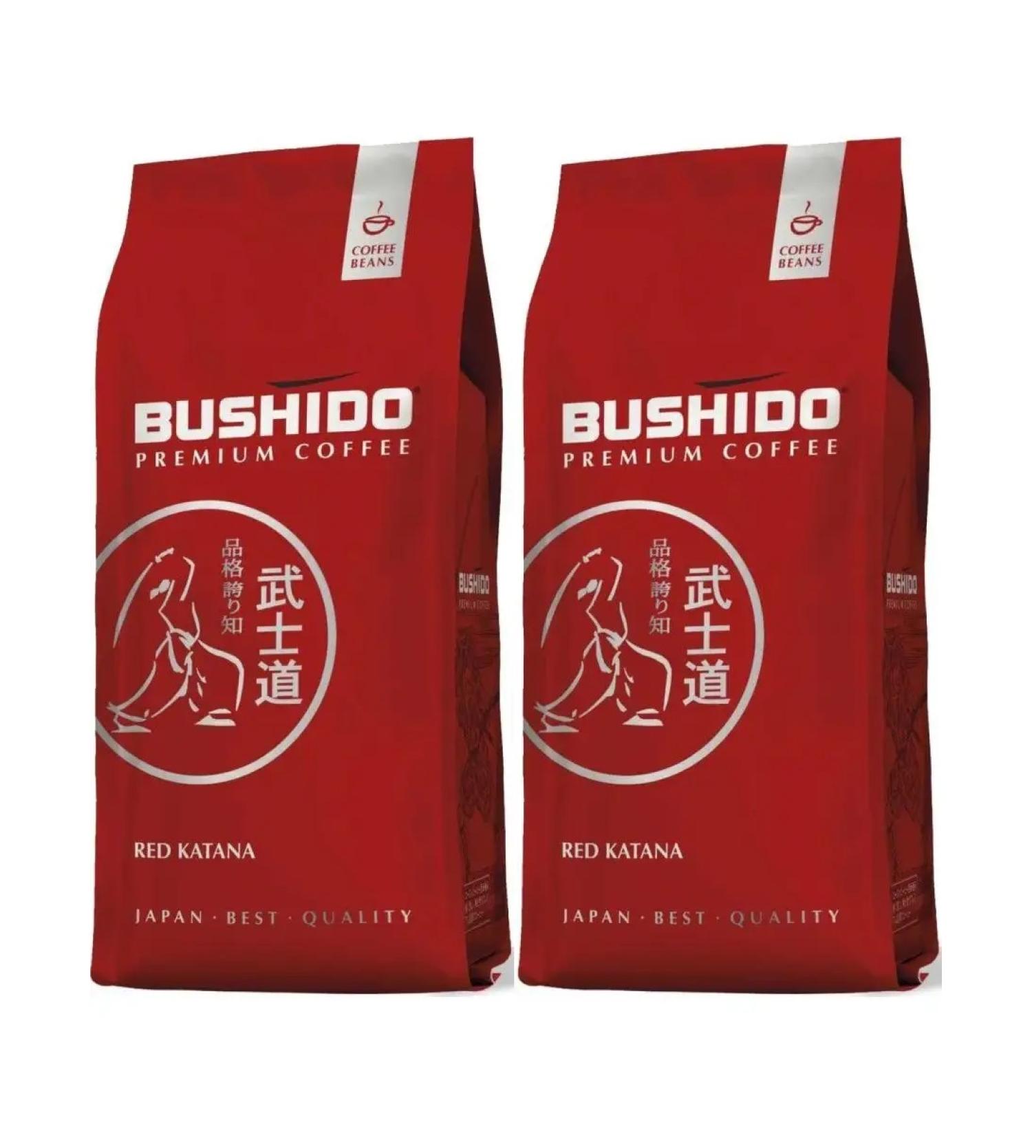 Bushido Coffee in Red Katana 1 kg 2pcs - Buy Online on GoSupps.com