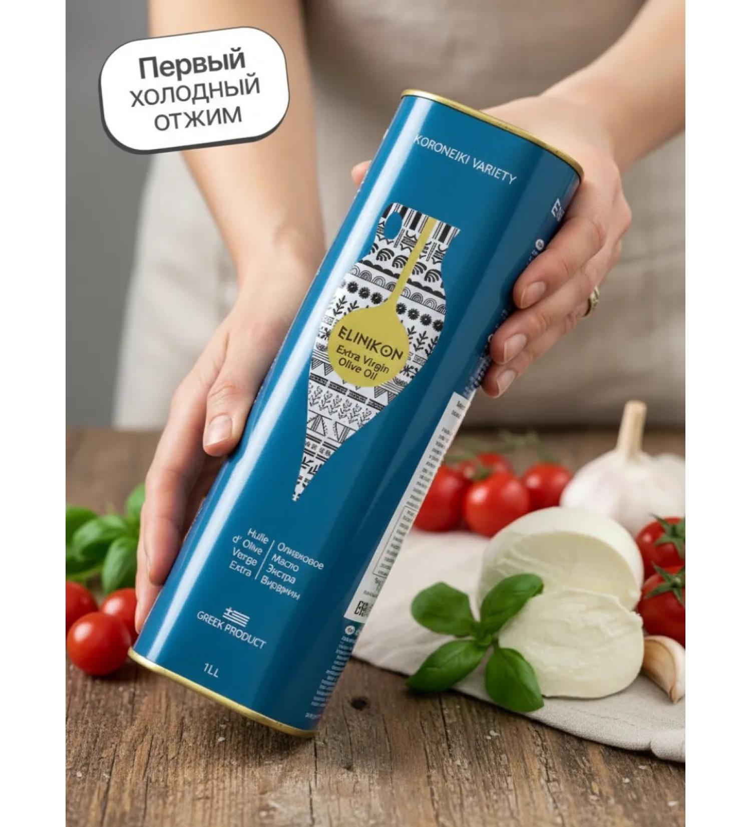 ELINIKON Extra Virgin olive oil 1000 ml Greece - Buy Online on GoSupps.com