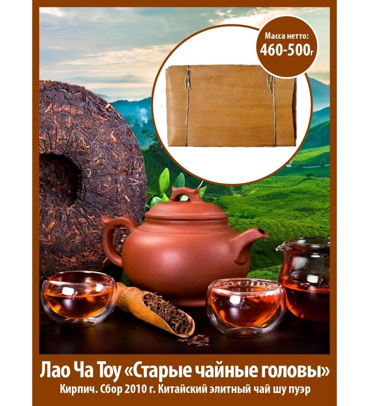 Gutenberg Tea Shu Puer Lao Cha Tou Old Tea Heads 2010 460-500 g - Buy Online on GoSupps.com