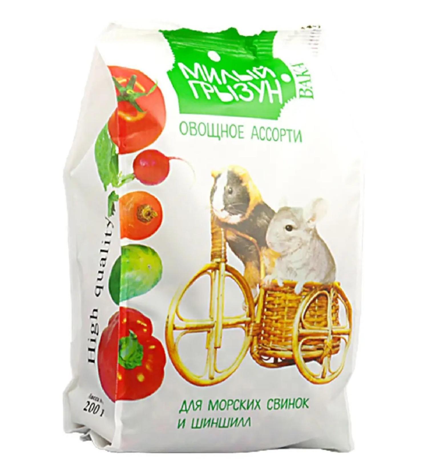 waka "Cute rodent" (vegetables) for guinea pigs and chinchilla 200g