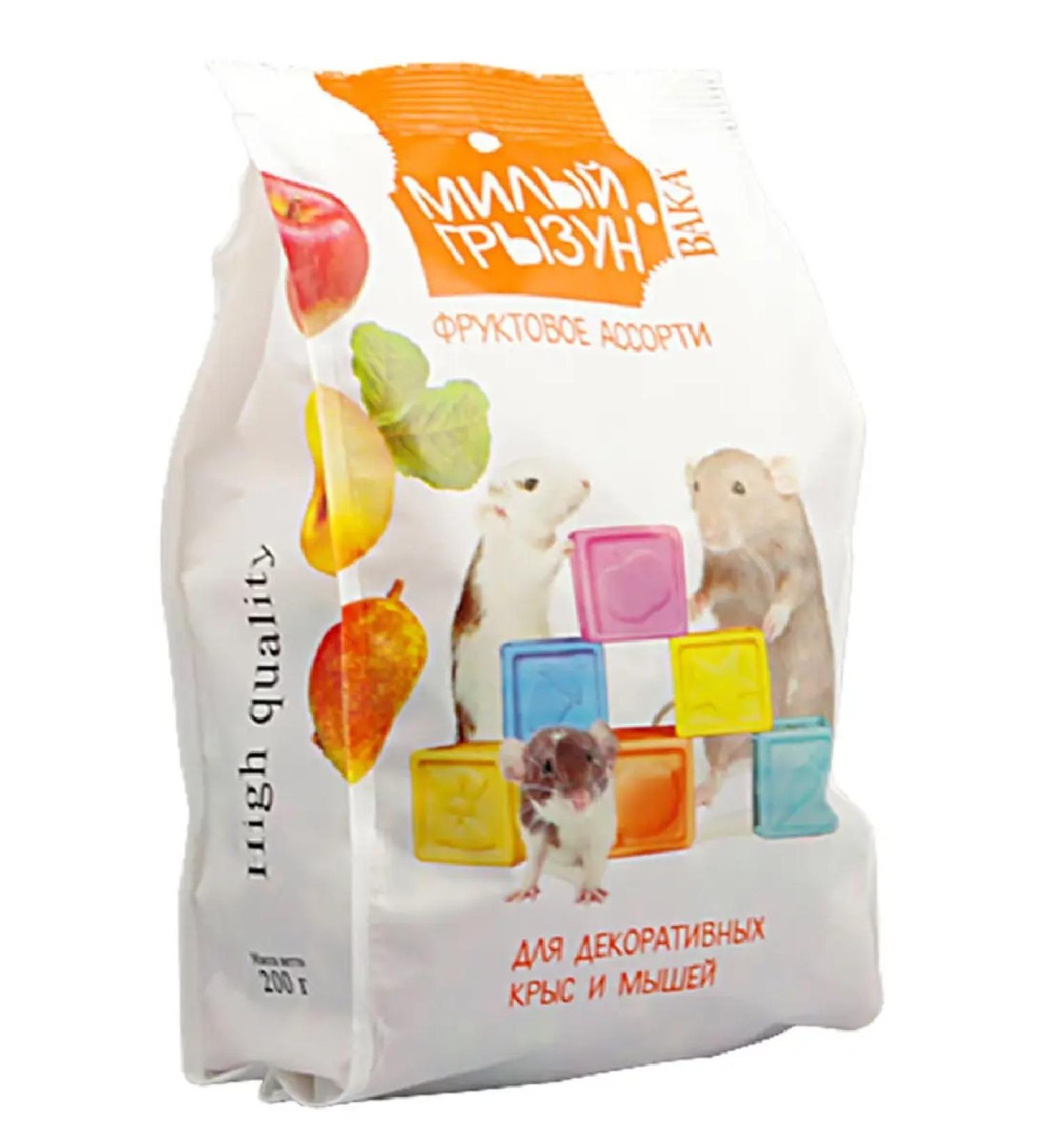 waka "Cute rodent" fruit assorted for decorative rats and mice