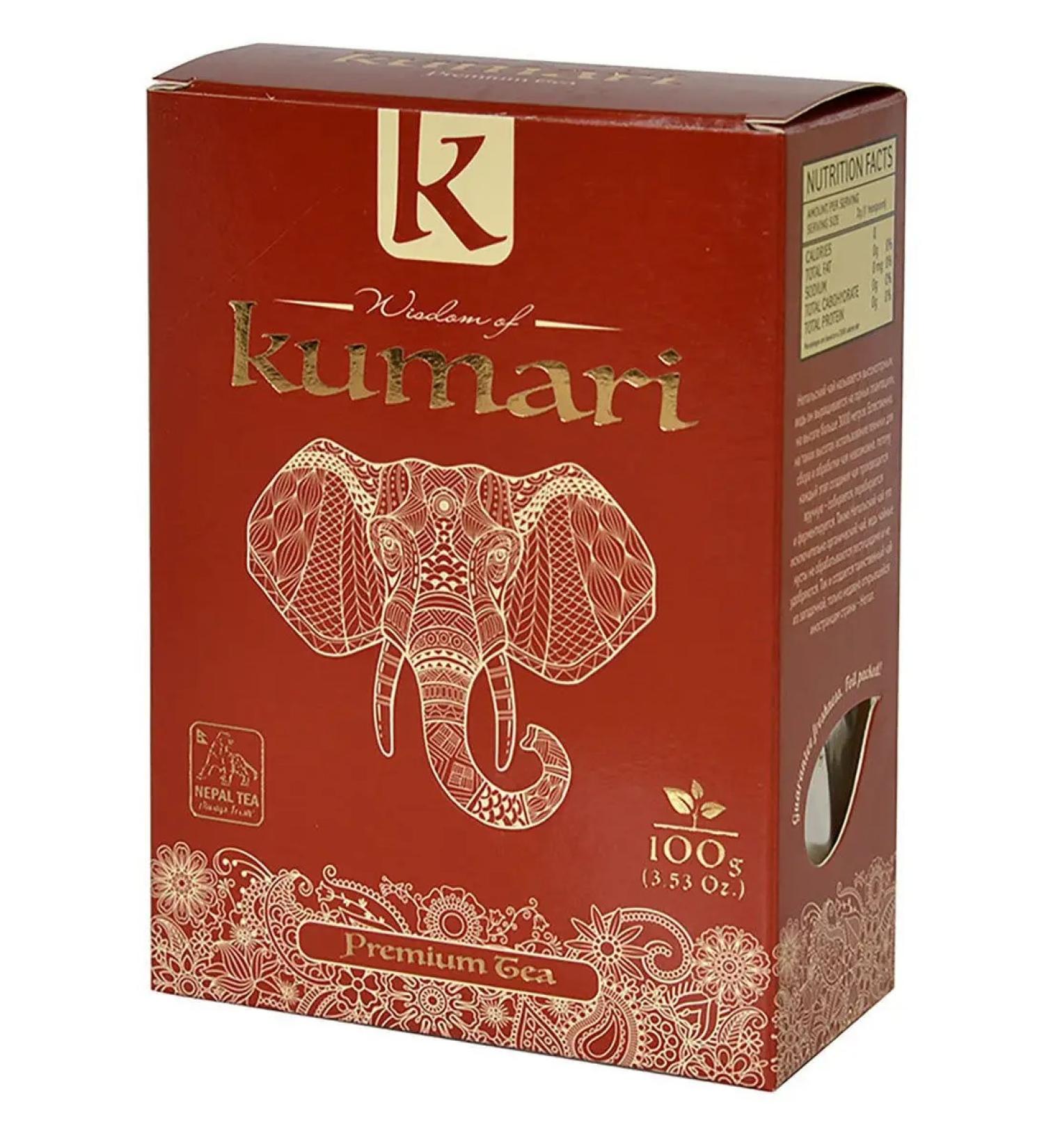 Wisdom of Kumari Tea black large -leaf wisdom kumari premium 100g
