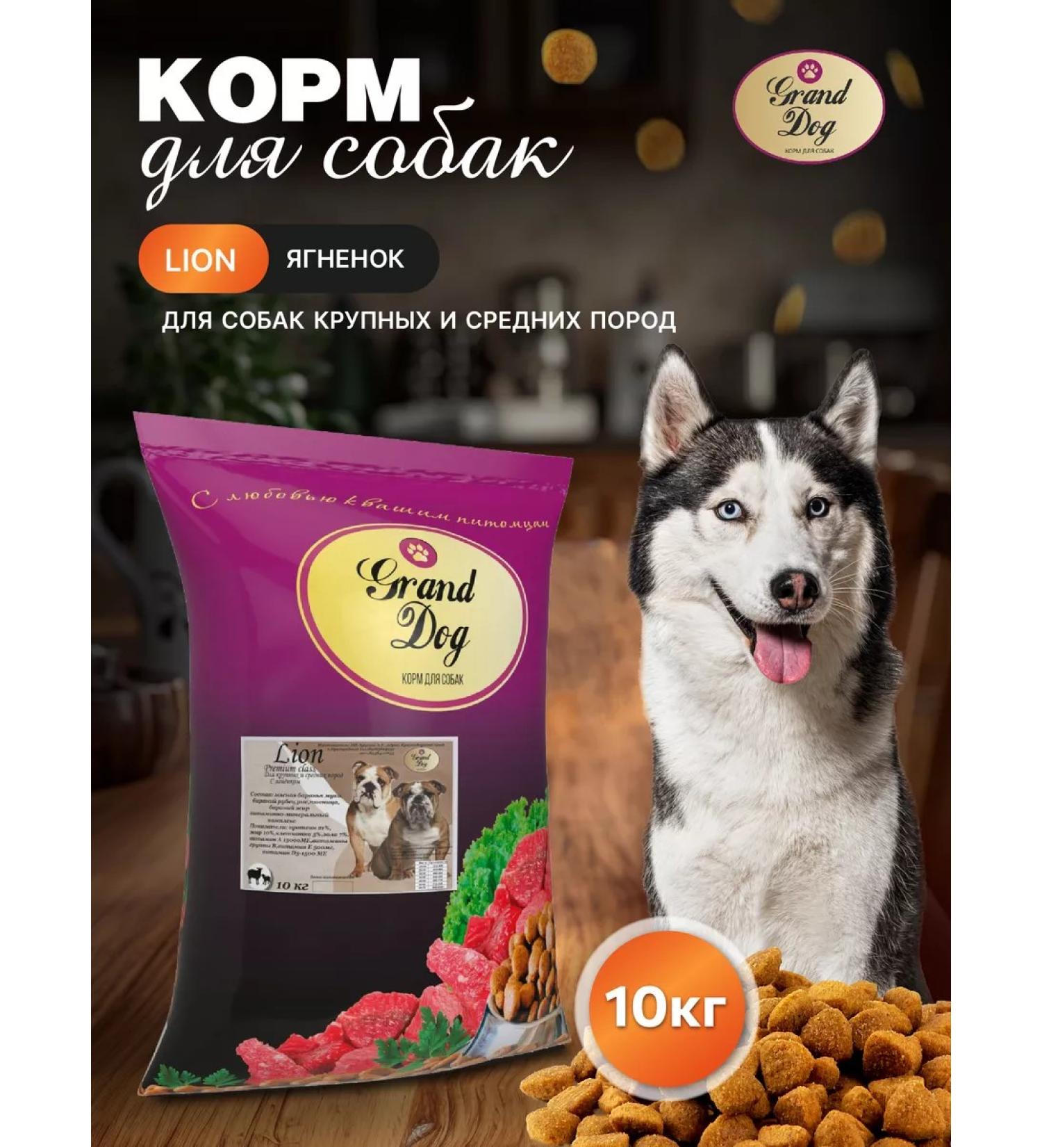 Grand Dog Large breeding dogs 10 kg - Buy Online on GoSupps.com