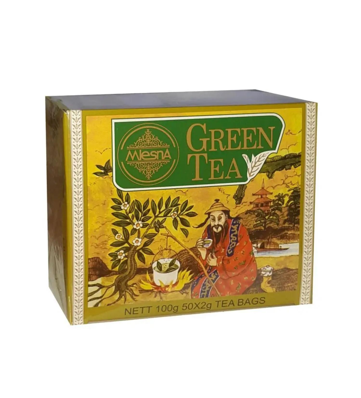 Mlesna Green tea "Green Tea" according to Chinese tech. 50 pack. 2 gr